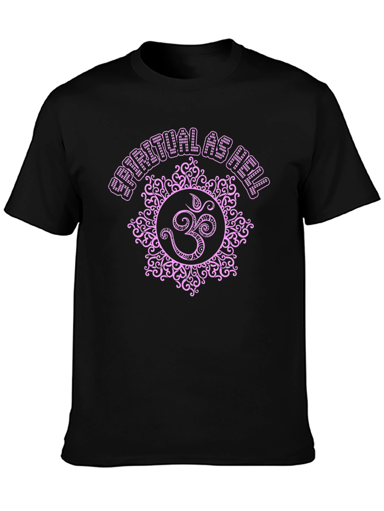 Spiritual As Hell Black T-Shirt