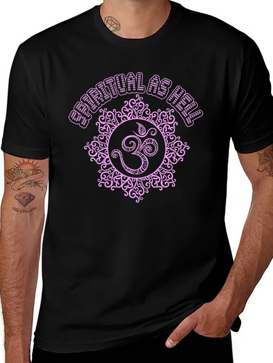 Spiritual As Hell Black T-Shirt