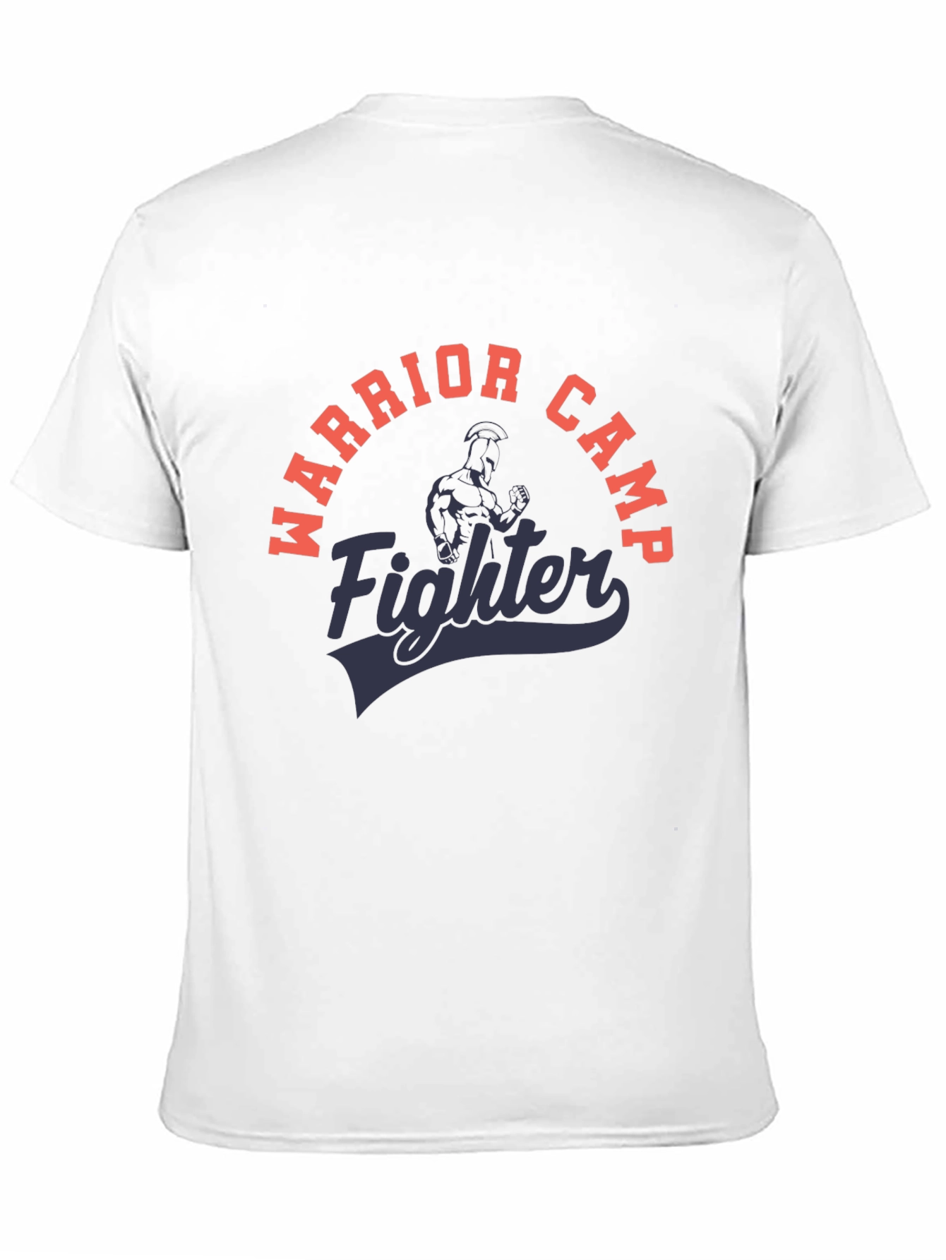 Warrior Camp Fighter Black Graphic T-Shirt