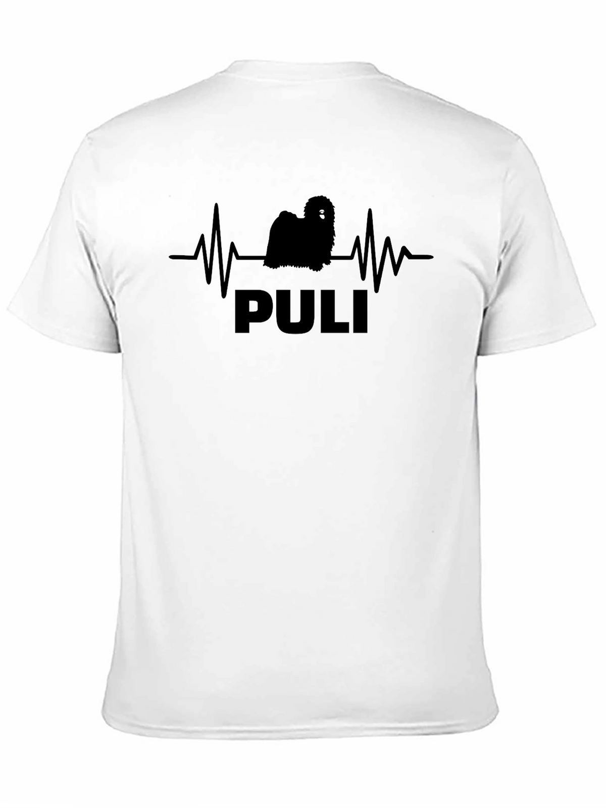 Puli Dog Breed Heartbeat T-Shirt