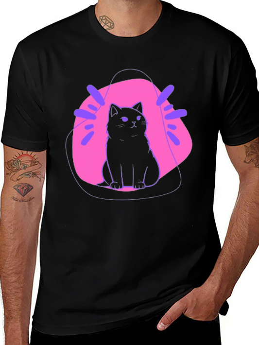 Cool Cat Graphic T-Shirt