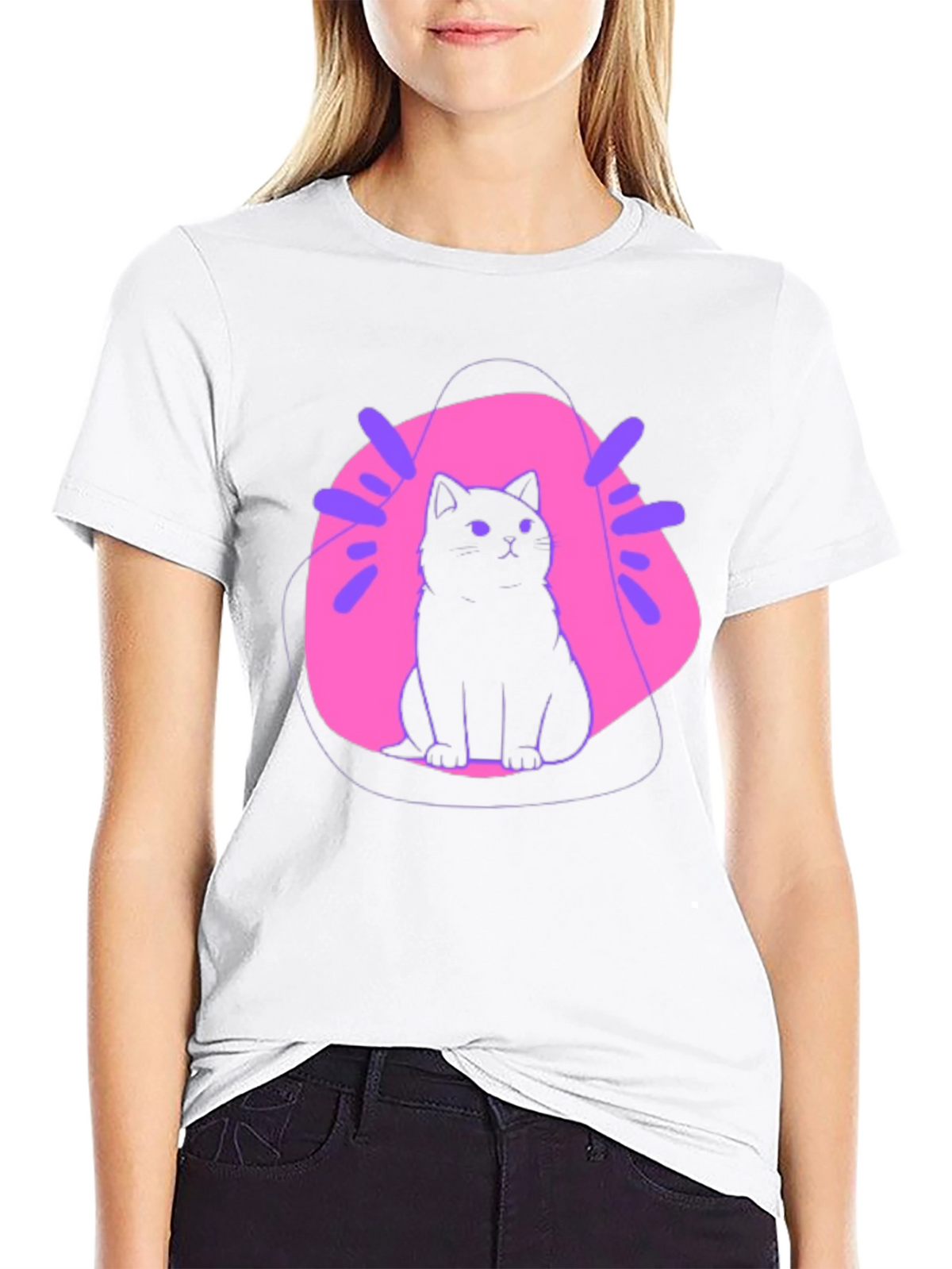 Cool Cat Graphic T-Shirt