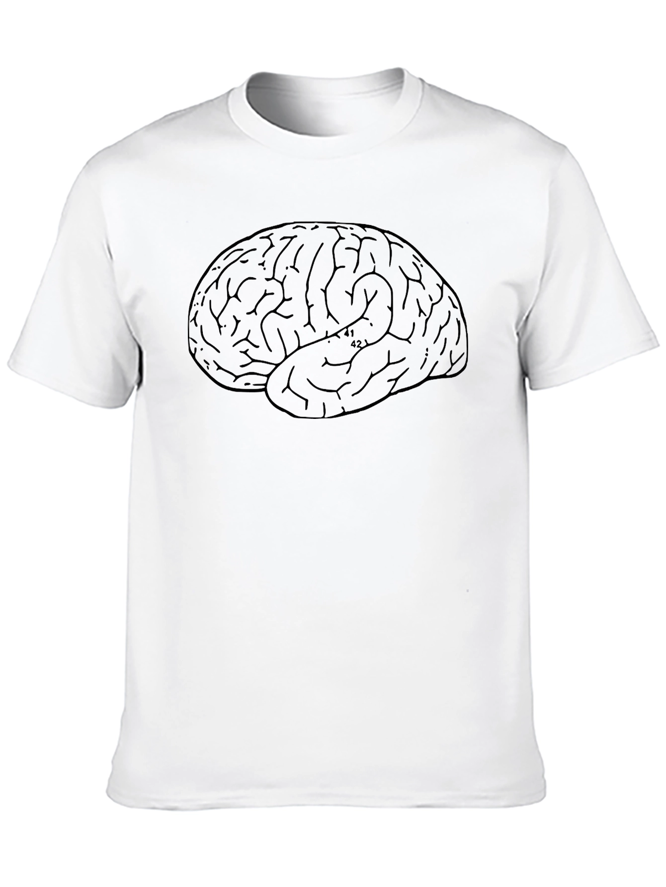Brain Graphic Tee - Black Unisex T-Shirt