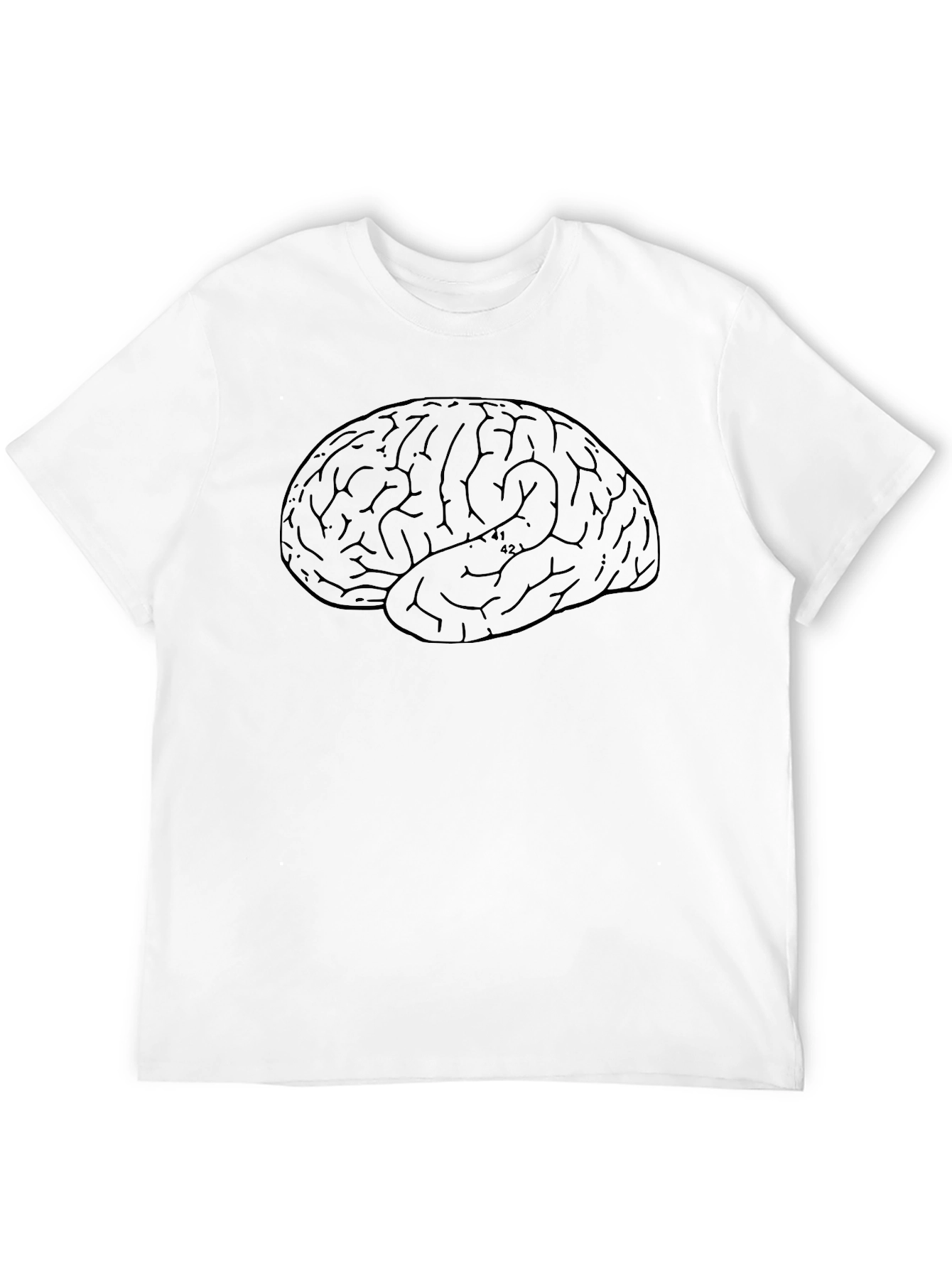 Brain Graphic Tee - Black Unisex T-Shirt