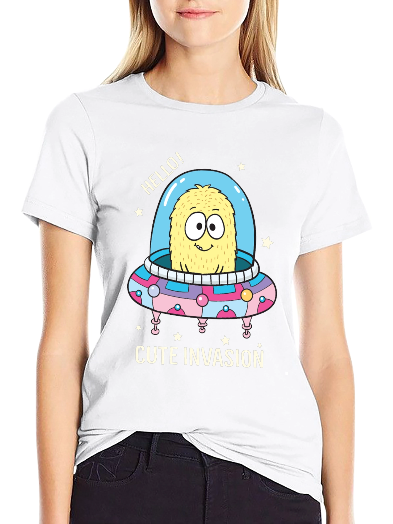 Cute Invasion Alien T-Shirt