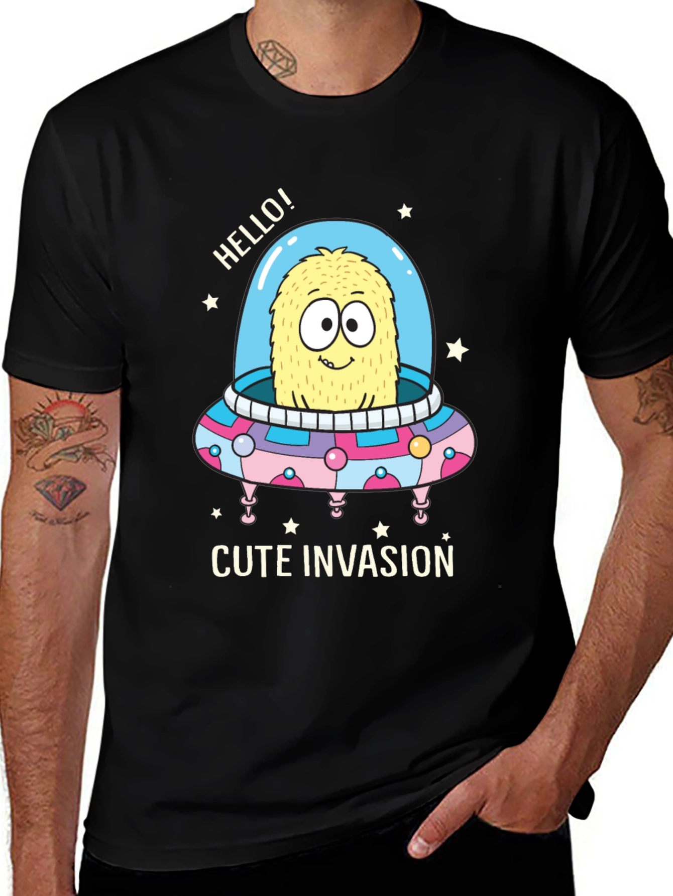 Cute Invasion Alien T-Shirt