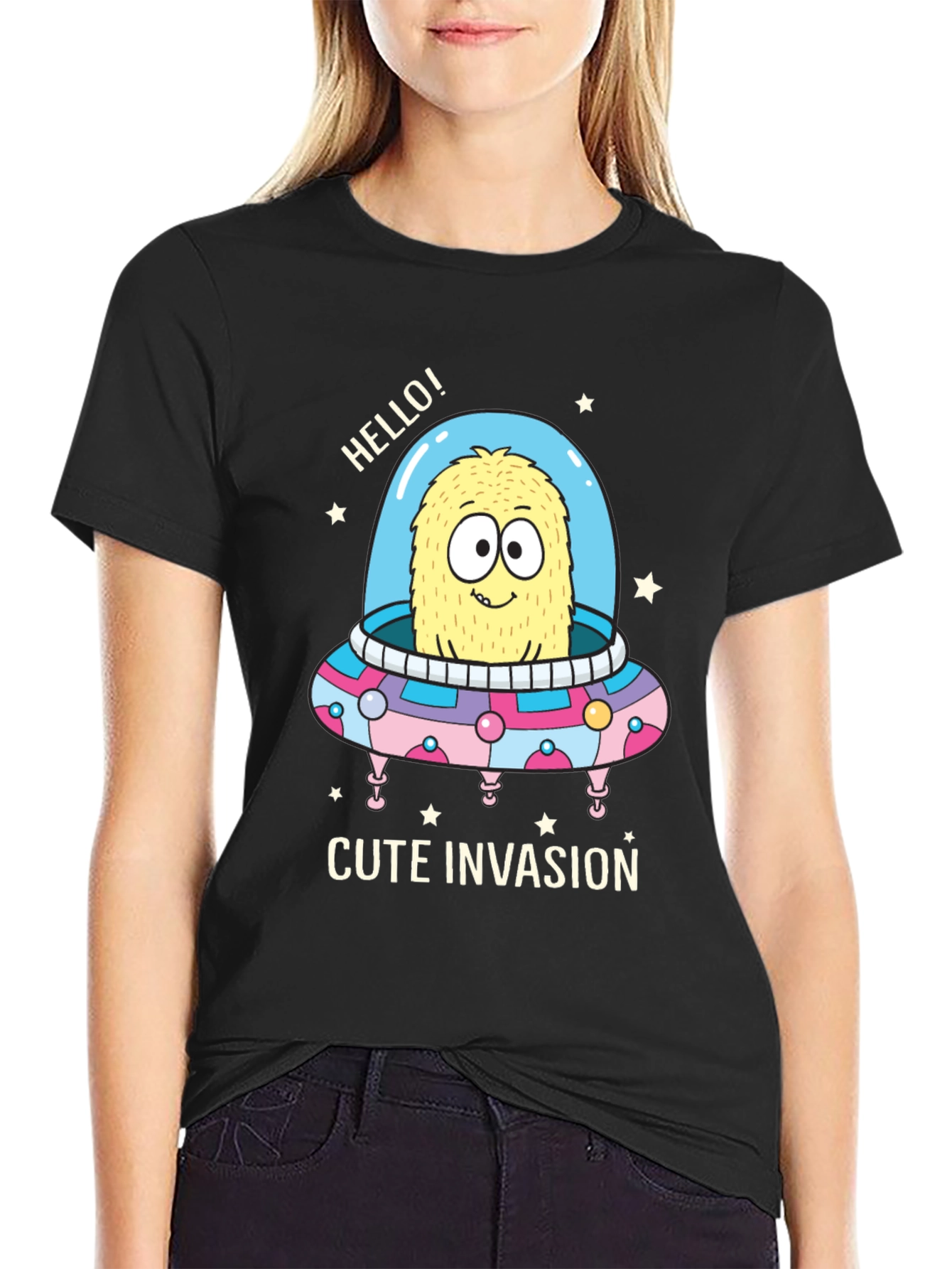 Cute Invasion Alien T-Shirt