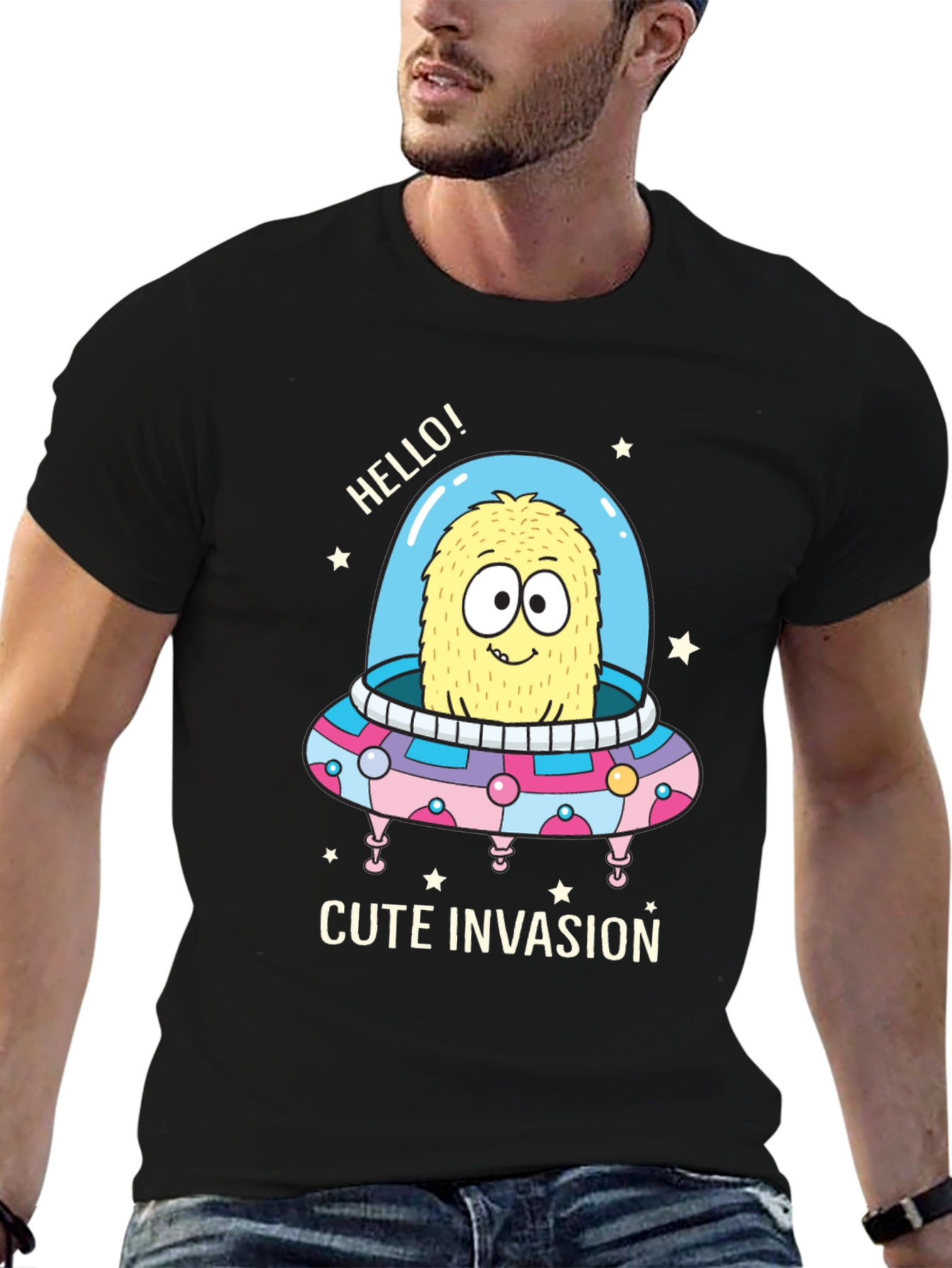 Cute Invasion Alien T-Shirt