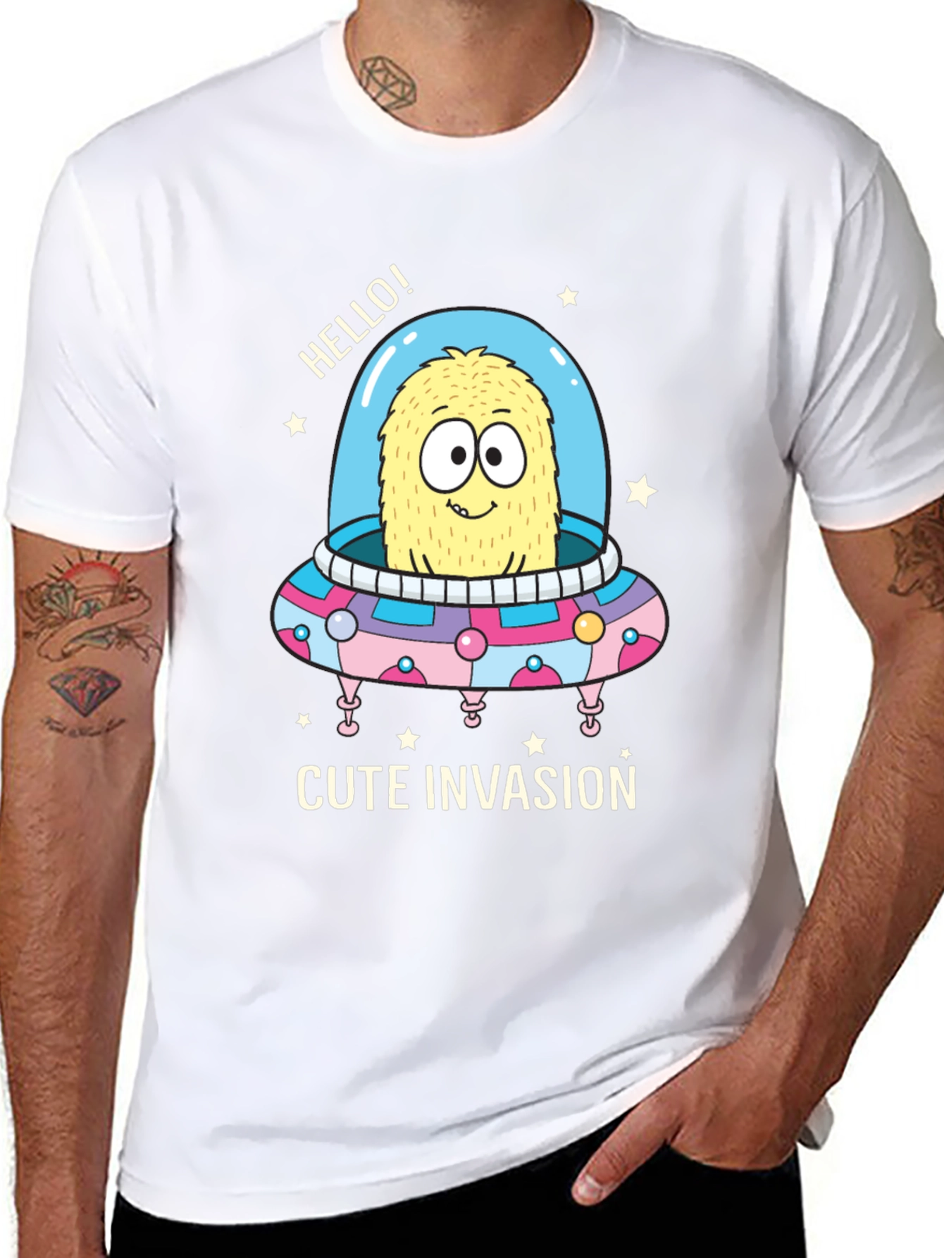 Cute Invasion Alien T-Shirt