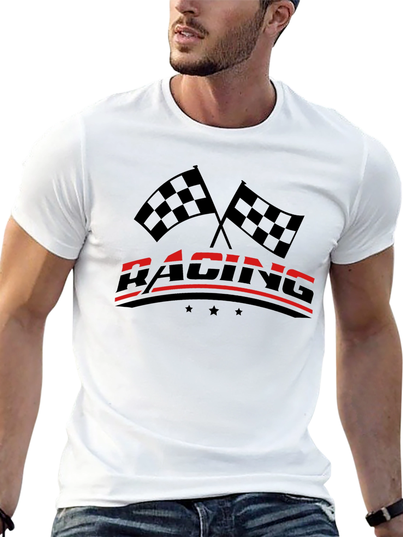 Racing Flags Graphic T-Shirt