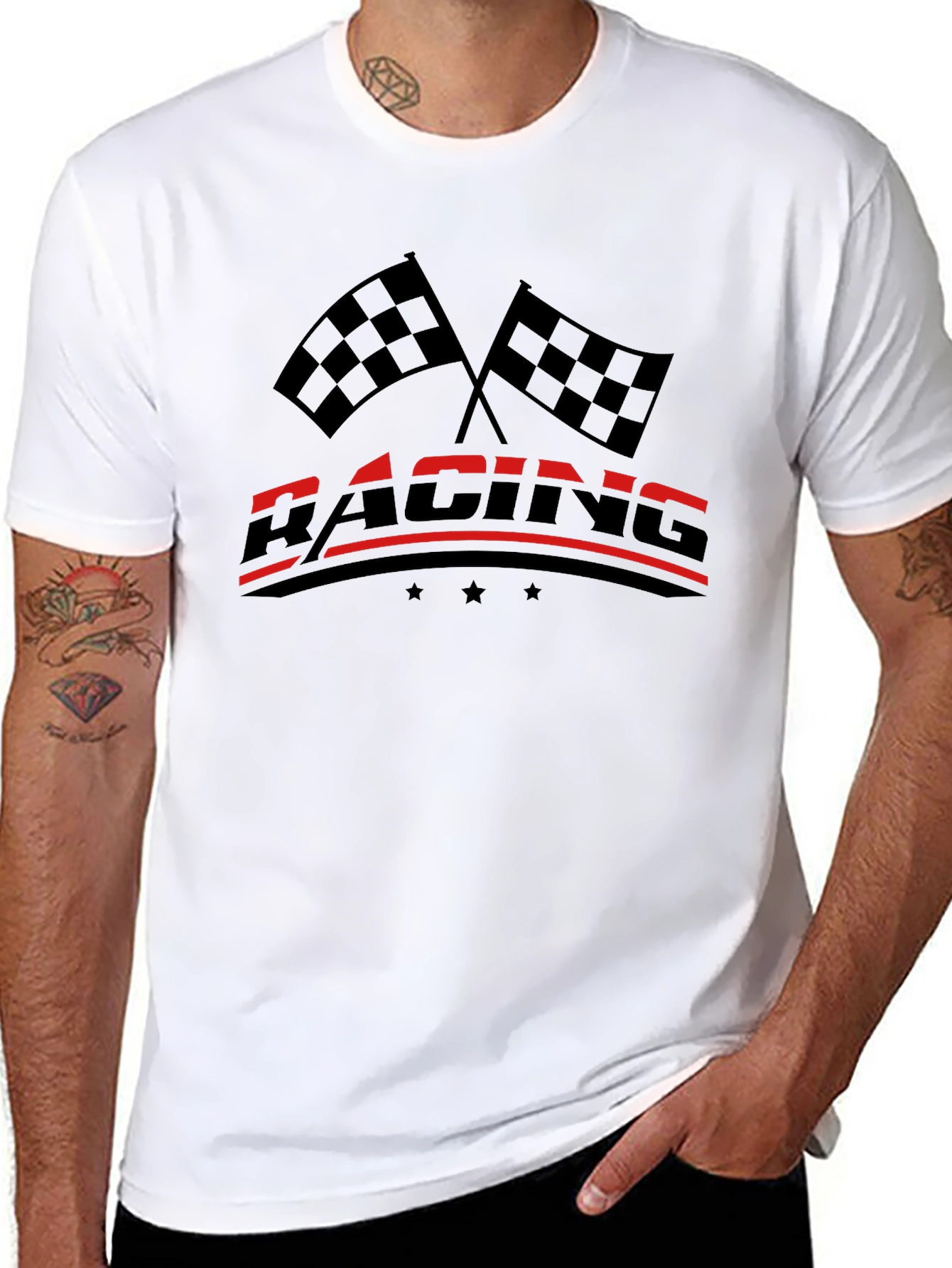 Racing Flags Graphic T-Shirt