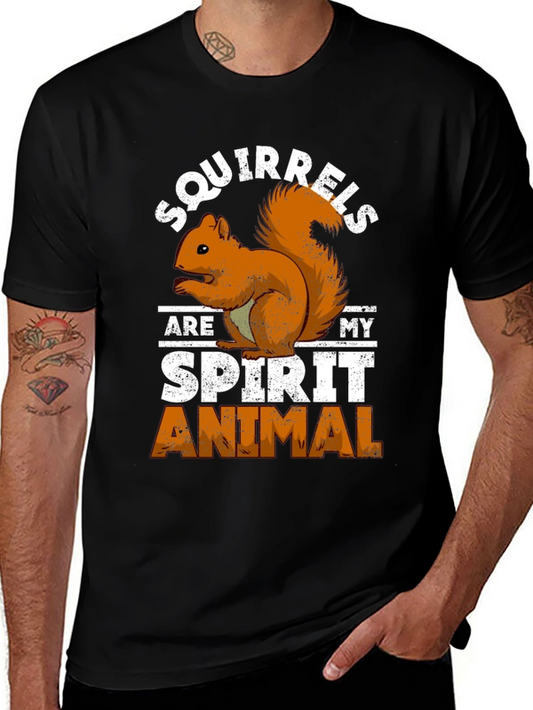 Squirrel Spirit Animal Graphic T-Shirt
