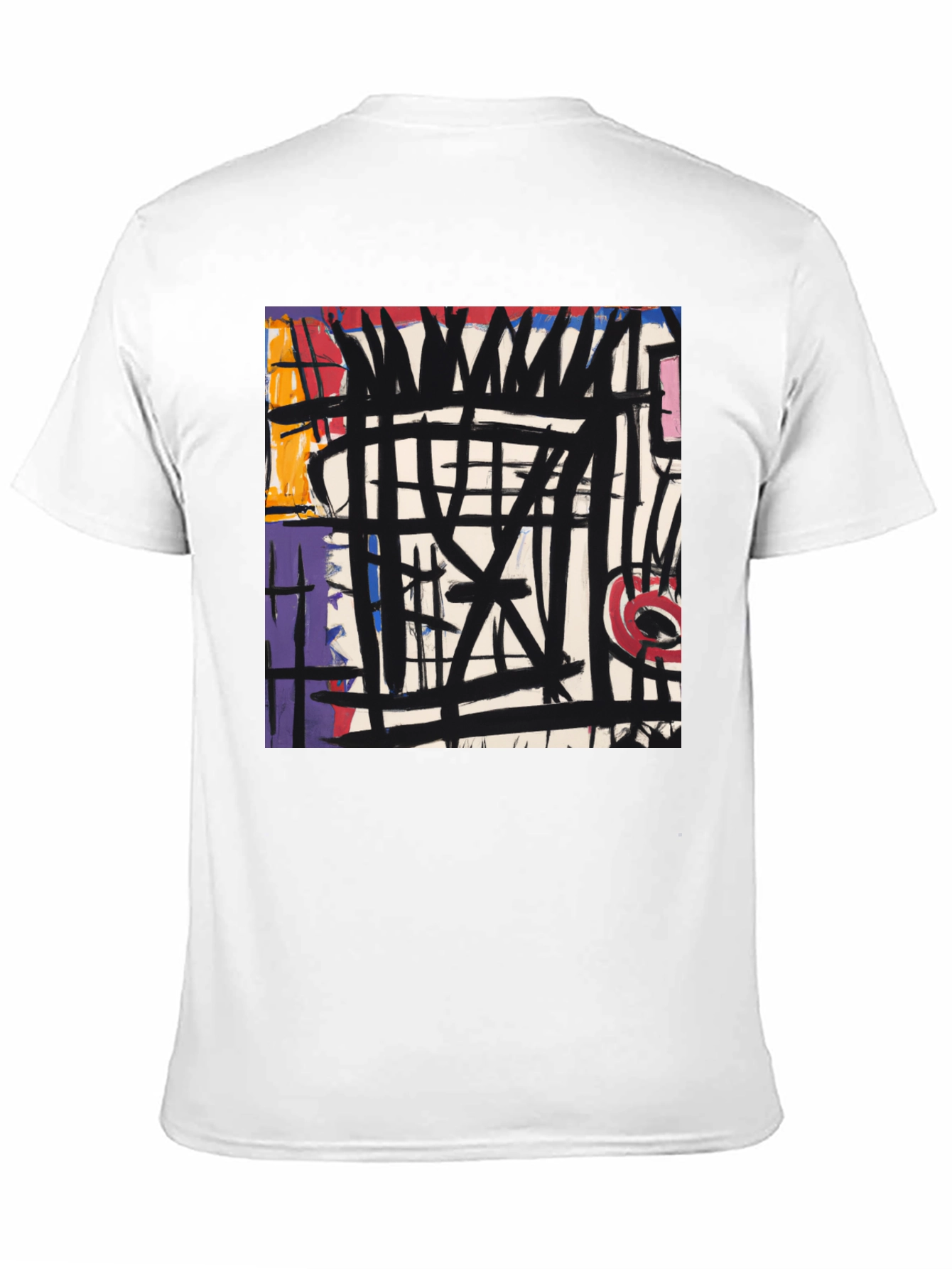 Abstract Art Graphic Black T-Shirt