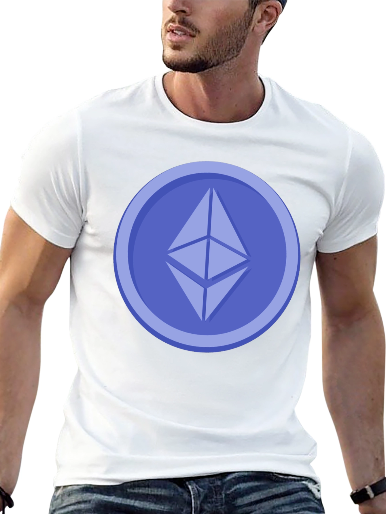 Ethereum Crypto Coin T-Shirt - Black
