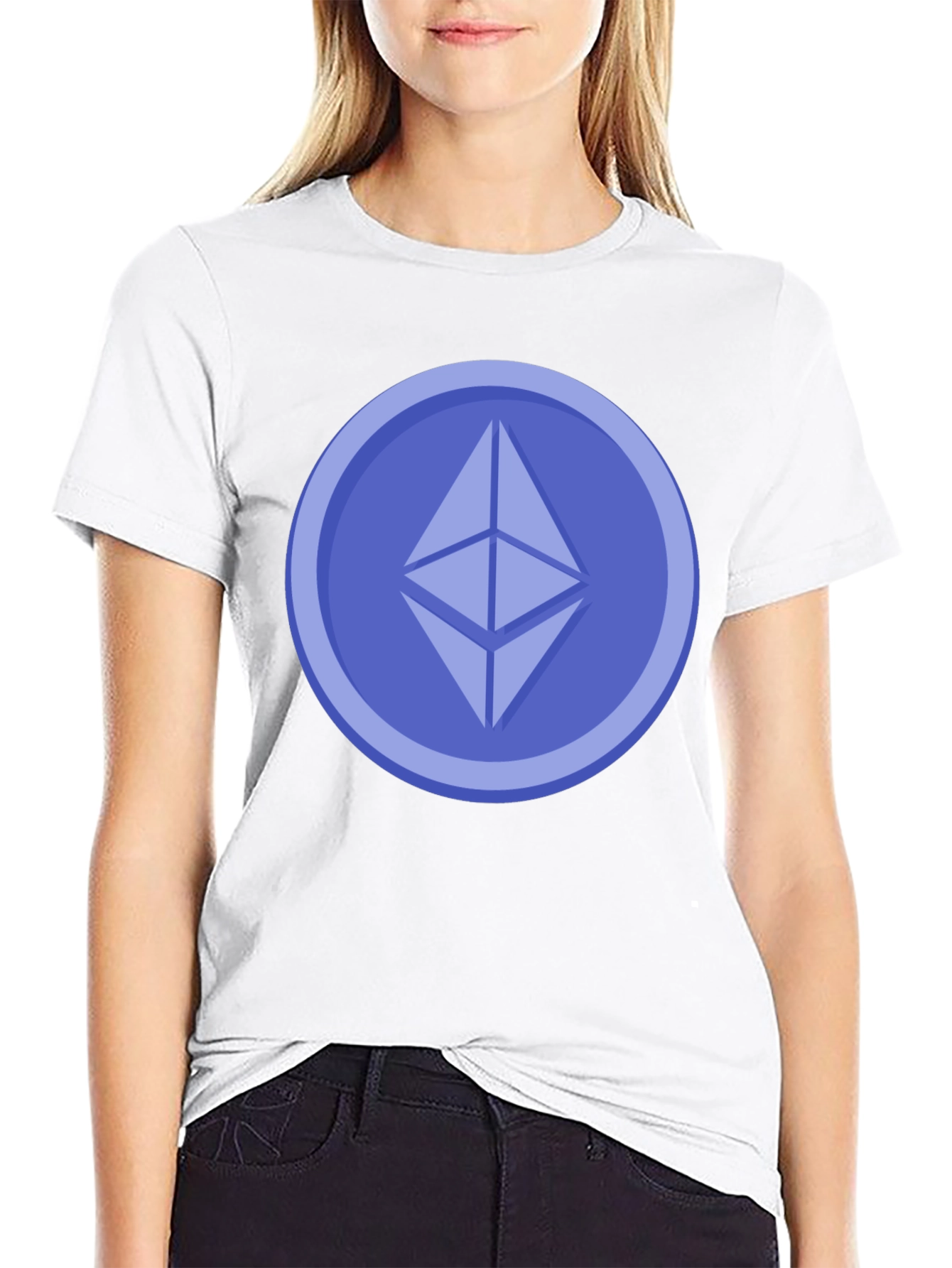 Ethereum Crypto Coin T-Shirt - Black
