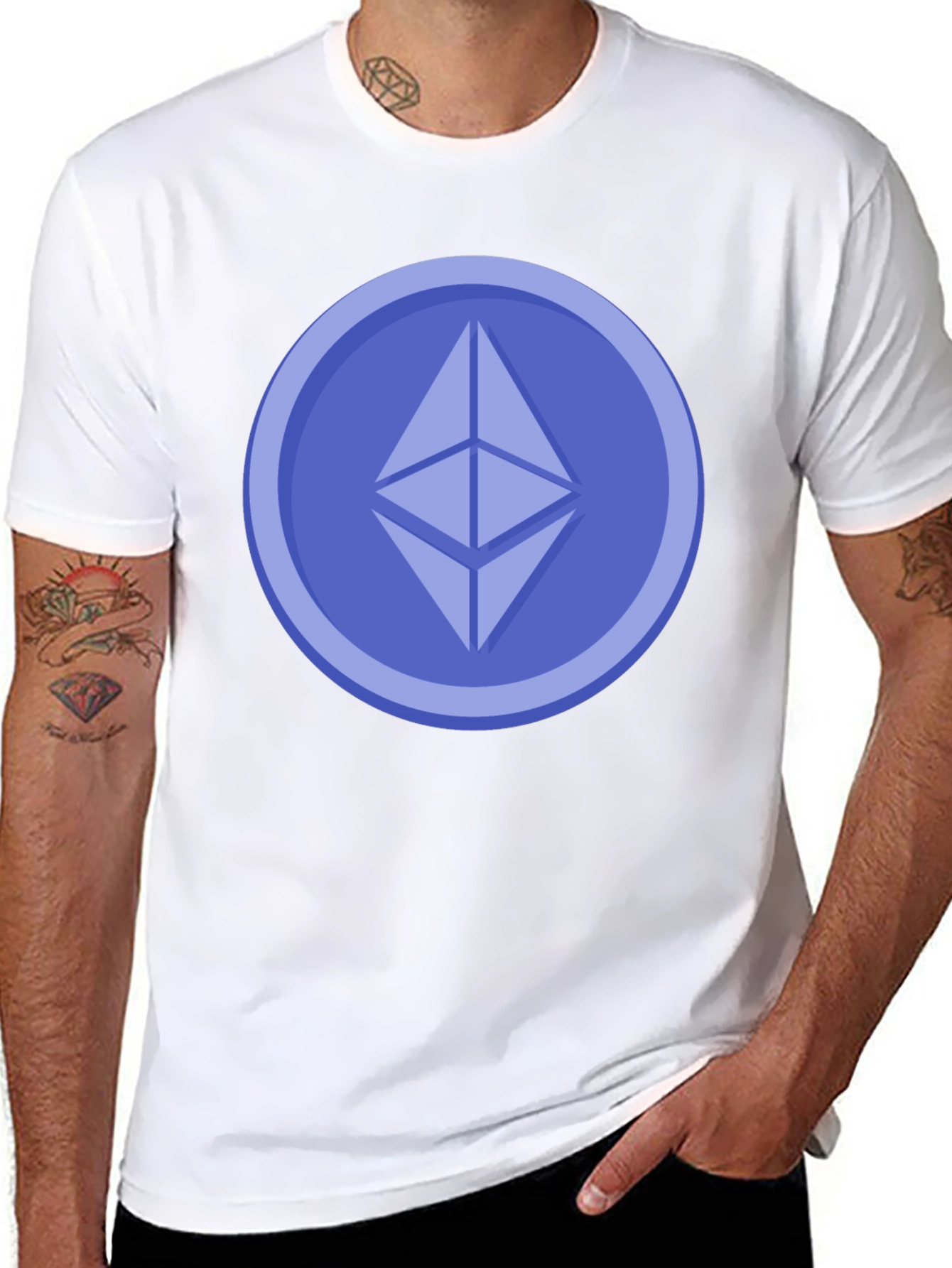 Ethereum Crypto Coin T-Shirt - Black