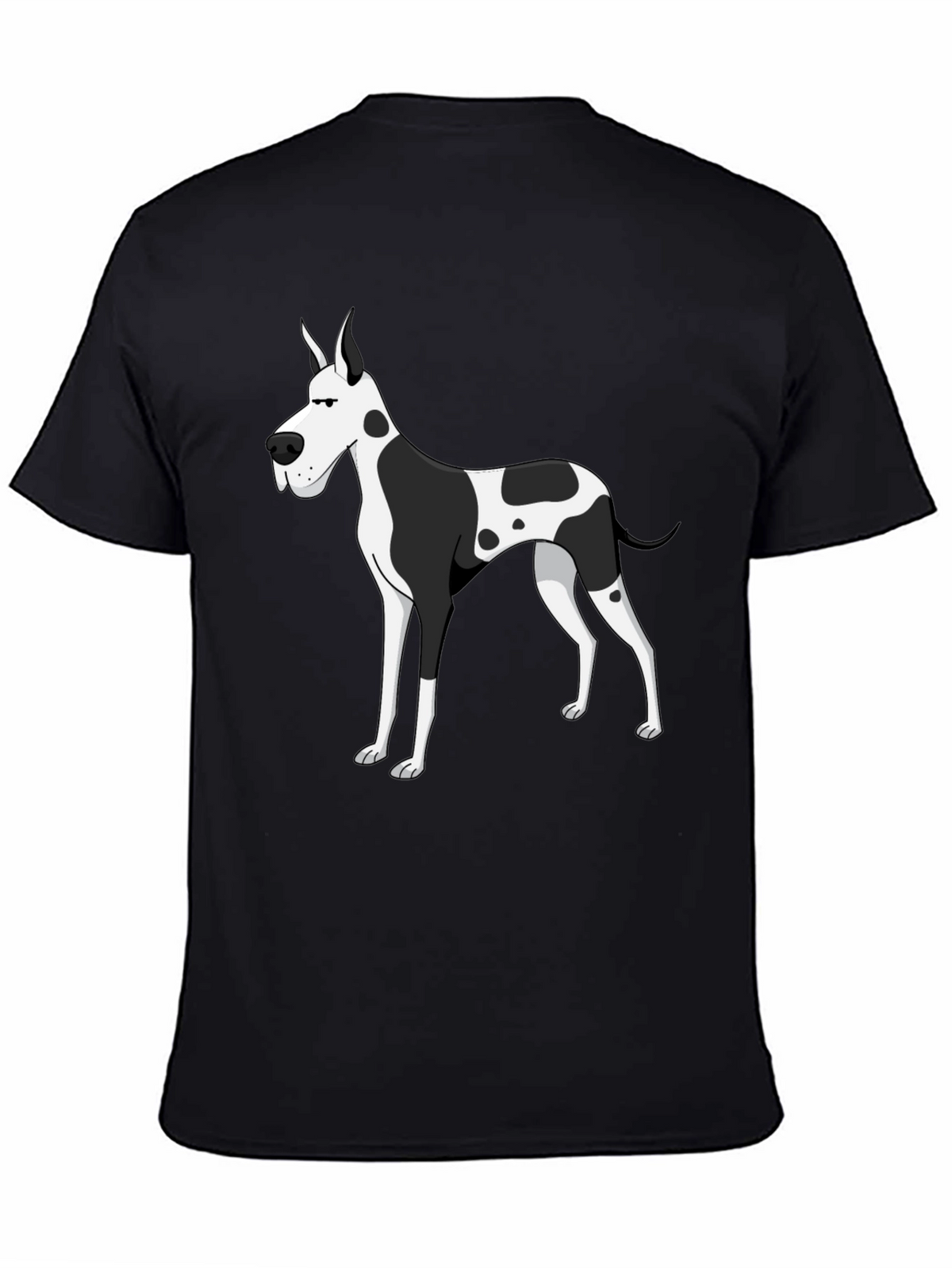 Great Dane Dog Black Graphic Tee