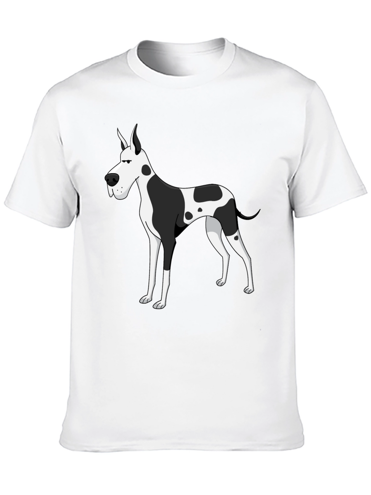 Great Dane Dog Black Graphic Tee