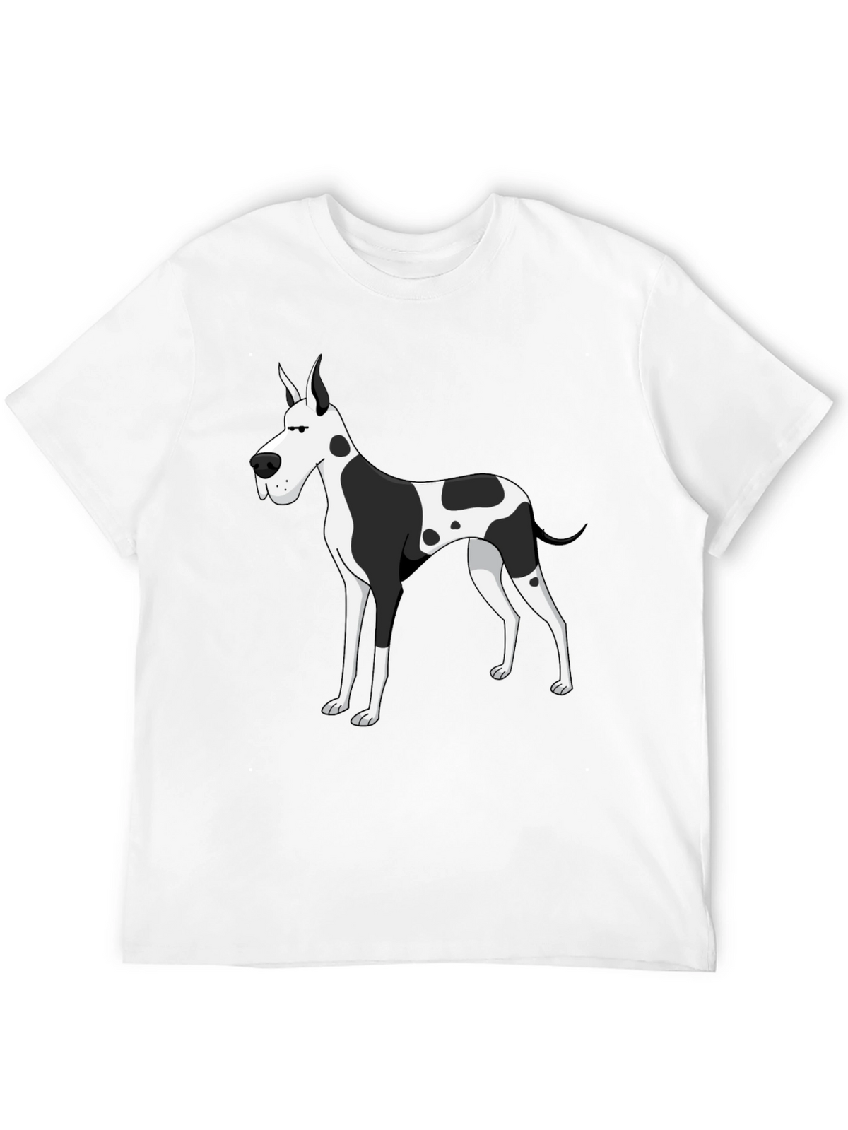 Great Dane Dog Black Graphic Tee