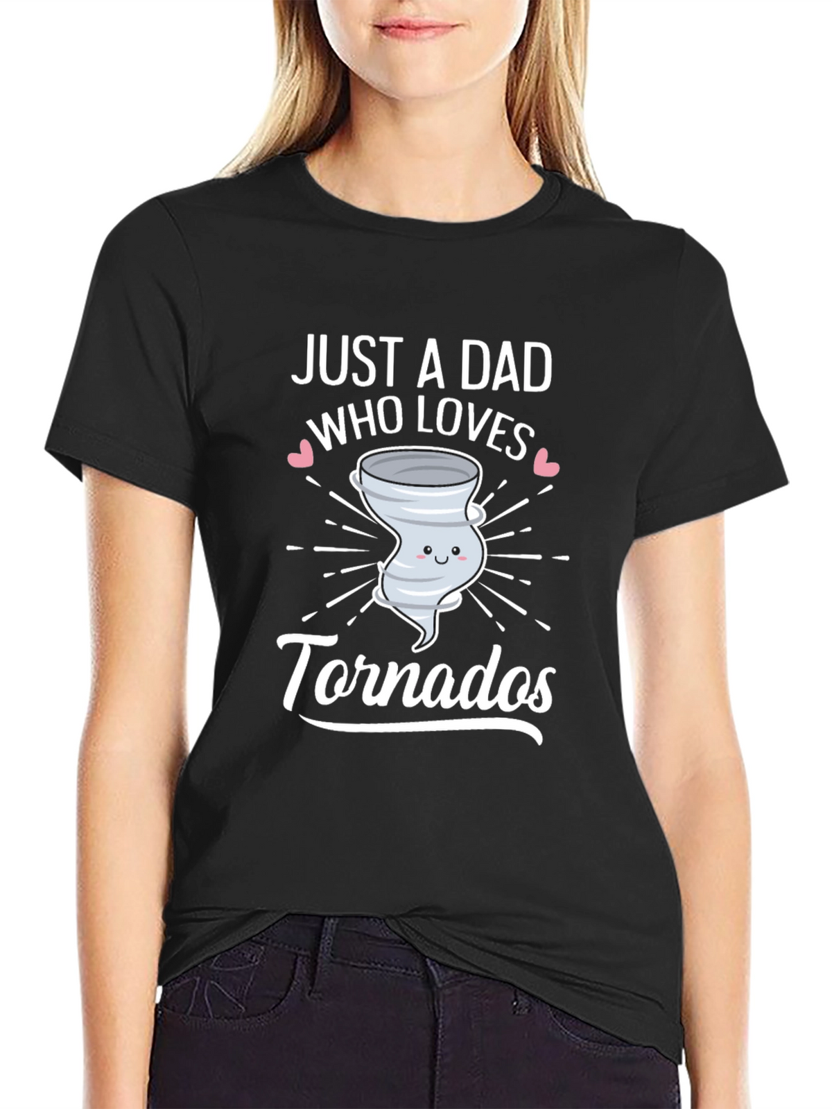 Just a Dad Who Loves Tornados T-Shirt