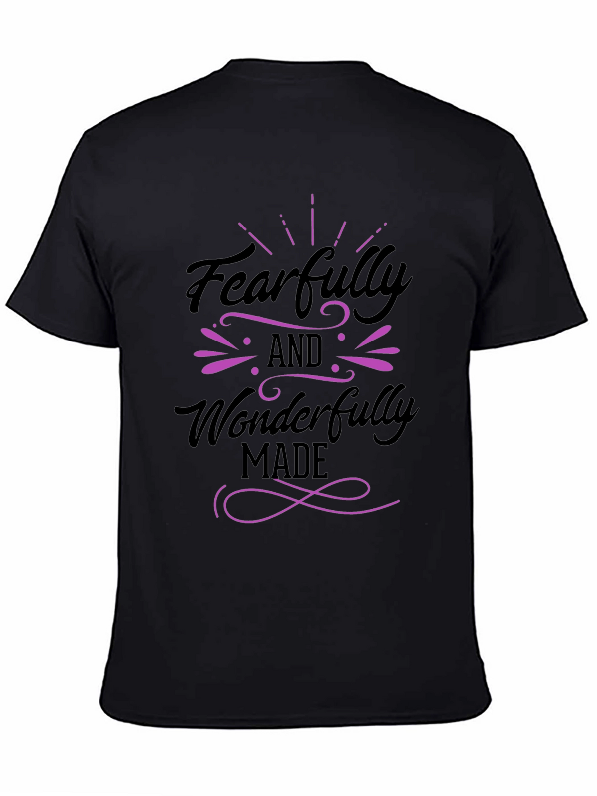 Fearfully & Wonderfully Made Black T-Shirt