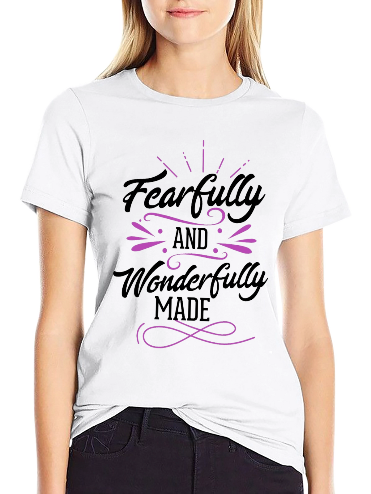 Fearfully & Wonderfully Made Black T-Shirt