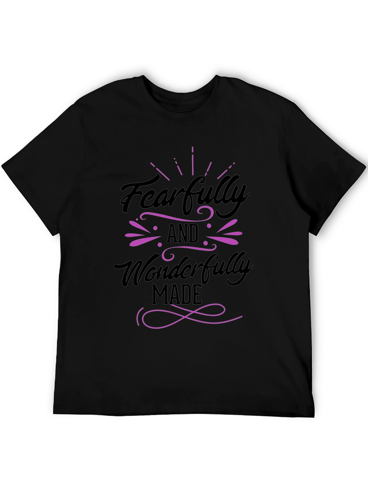 Fearfully & Wonderfully Made Black T-Shirt