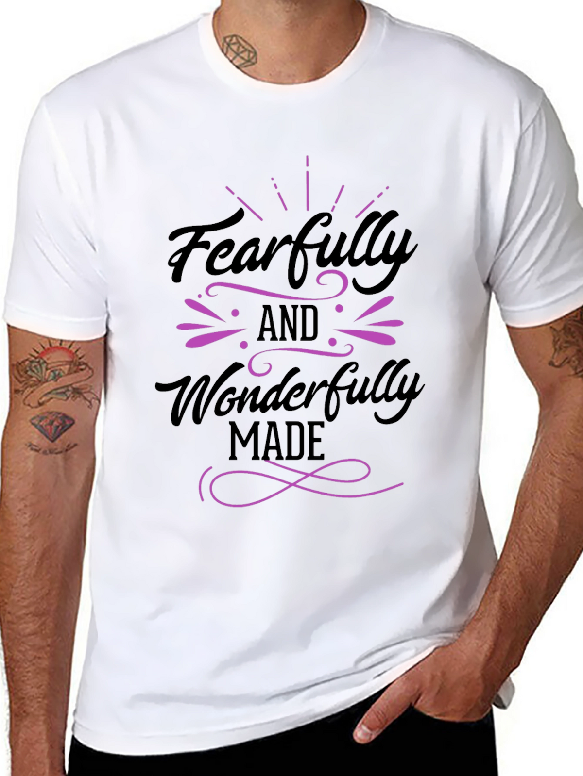 Fearfully & Wonderfully Made Black T-Shirt