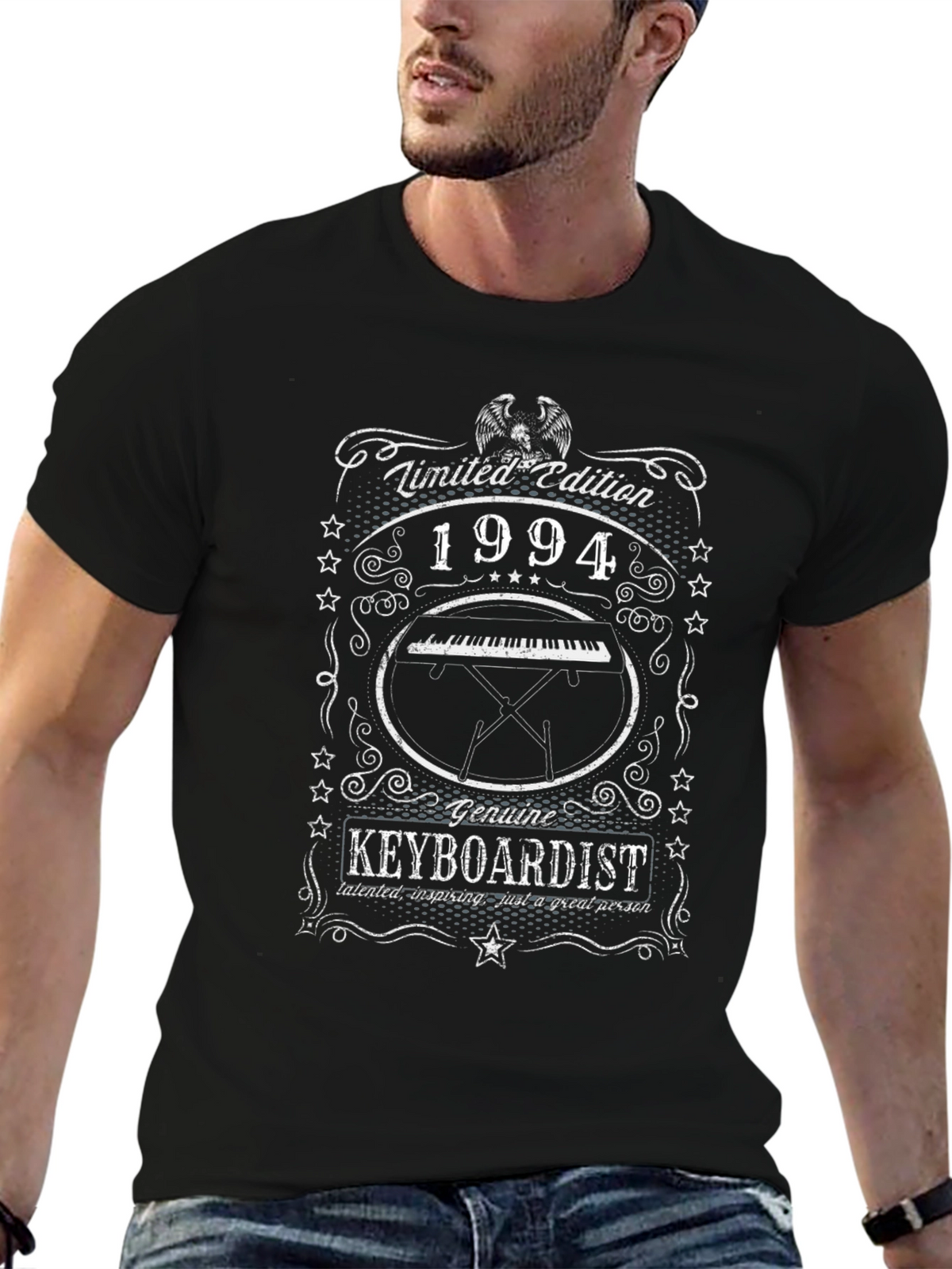 Limited Edition 1994 Keyboardist Black T-Shirt