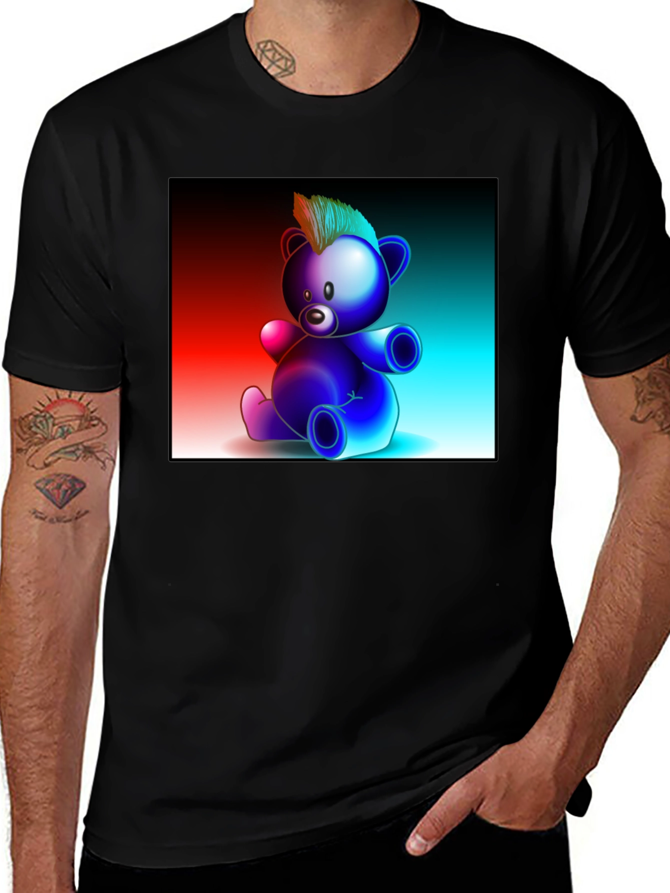 Cool Bear Graphic Tee - Soft & Stylish