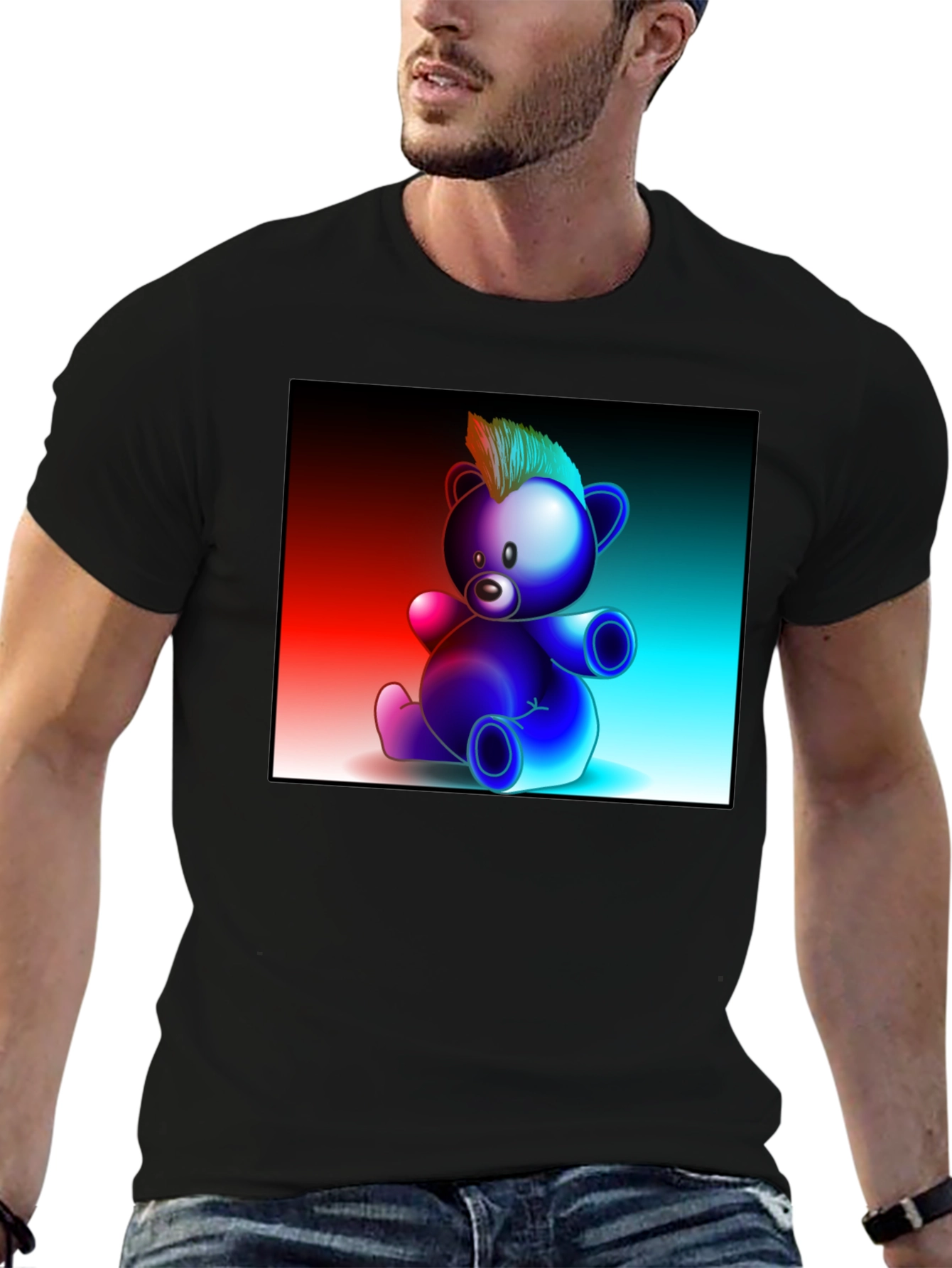 Cool Bear Graphic Tee - Soft & Stylish