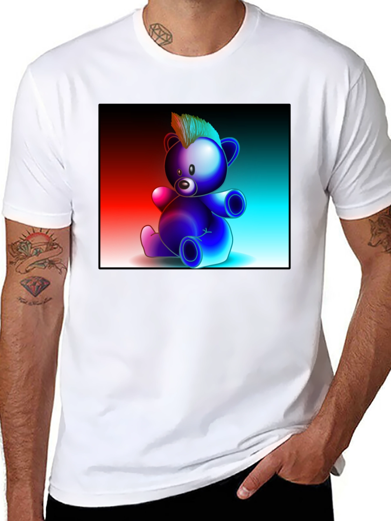 Cool Bear Graphic Tee - Soft & Stylish