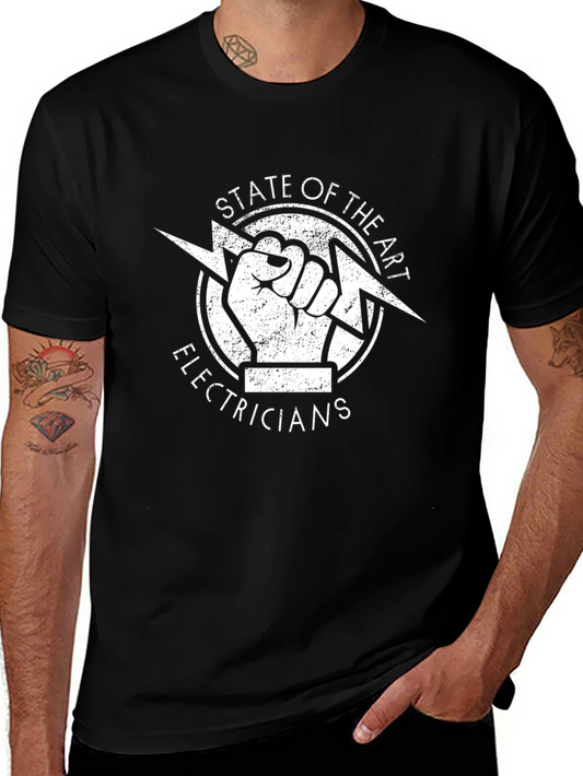 State of the Art Electricians Black T-Shirt