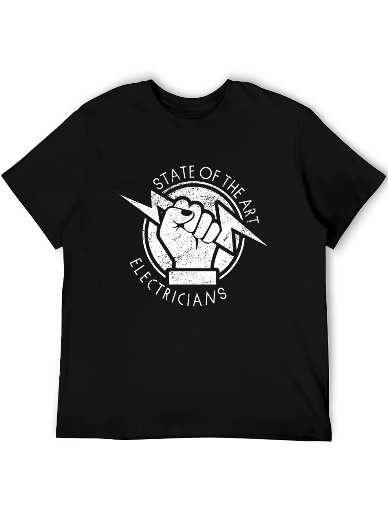 State of the Art Electricians Black T-Shirt