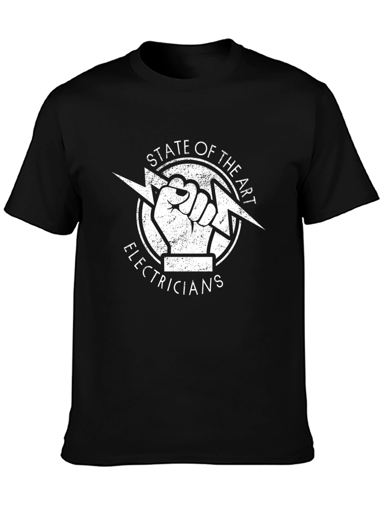 State of the Art Electricians Black T-Shirt