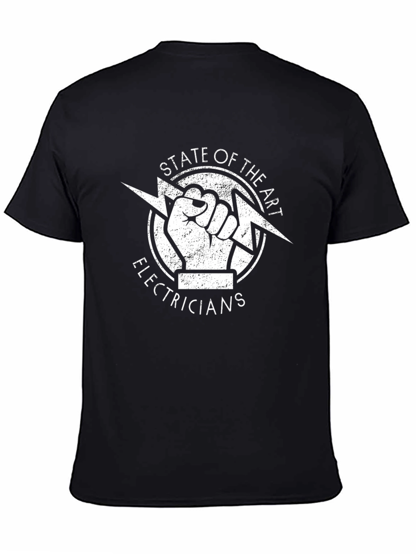 State of the Art Electricians Black T-Shirt