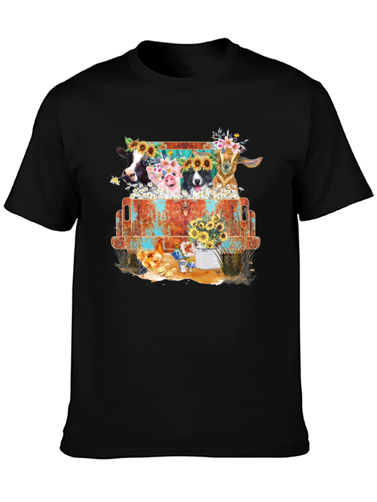 Farm Animal Truck Graphic Tee