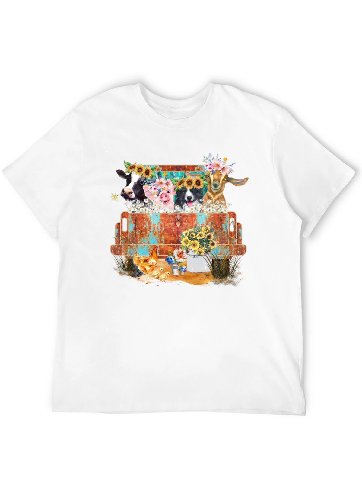 Farm Animal Truck Graphic Tee