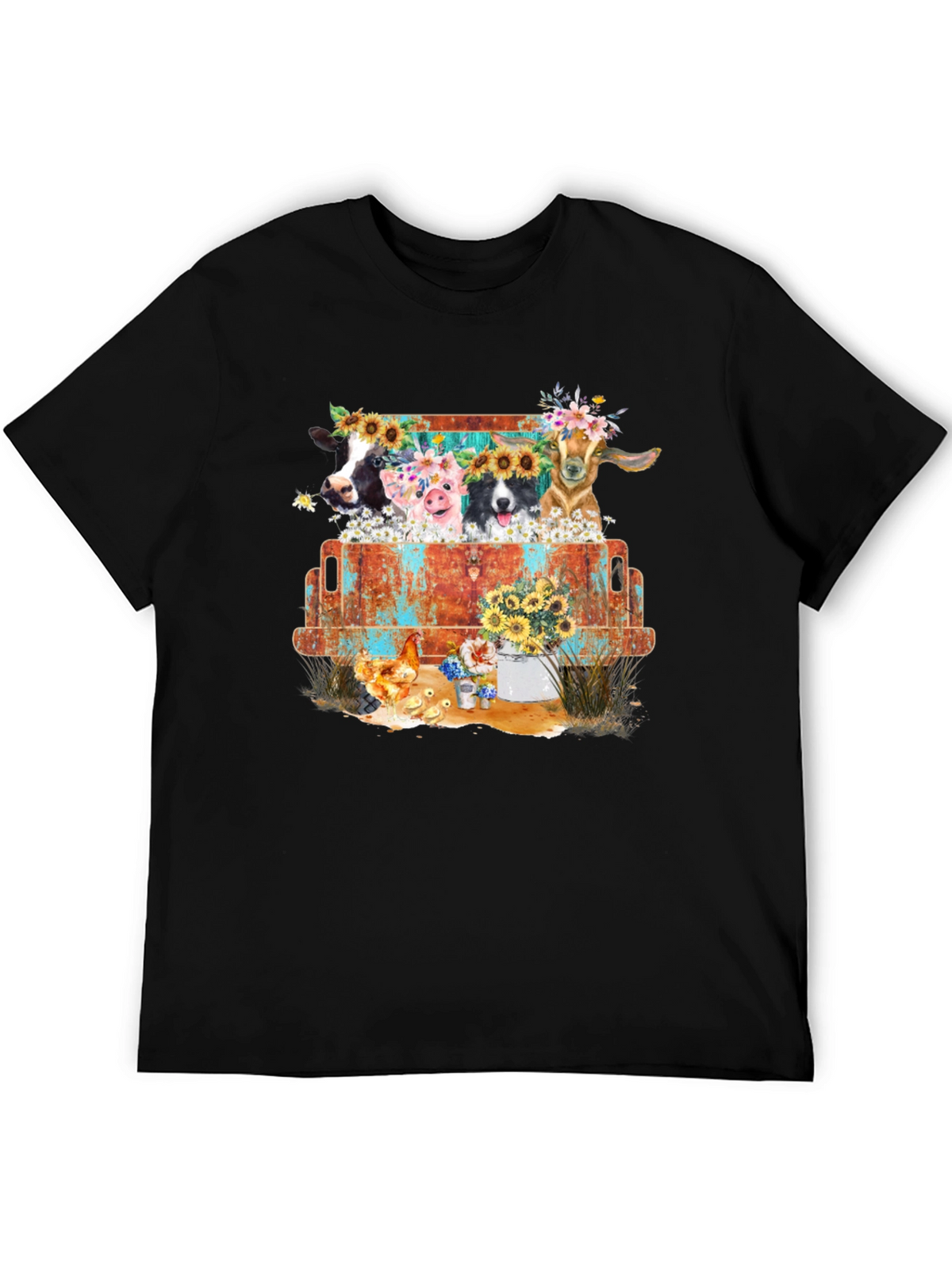Farm Animal Truck Graphic Tee