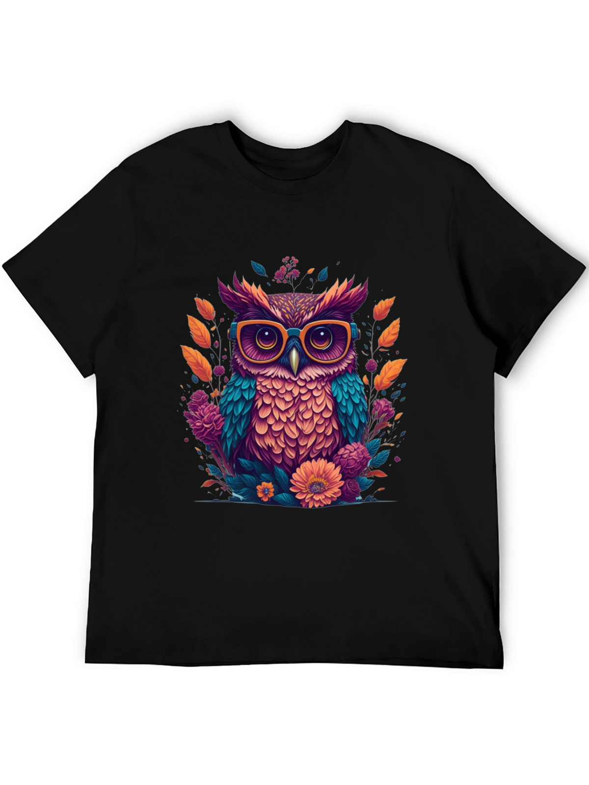 Owl with Glasses Graphic Tee