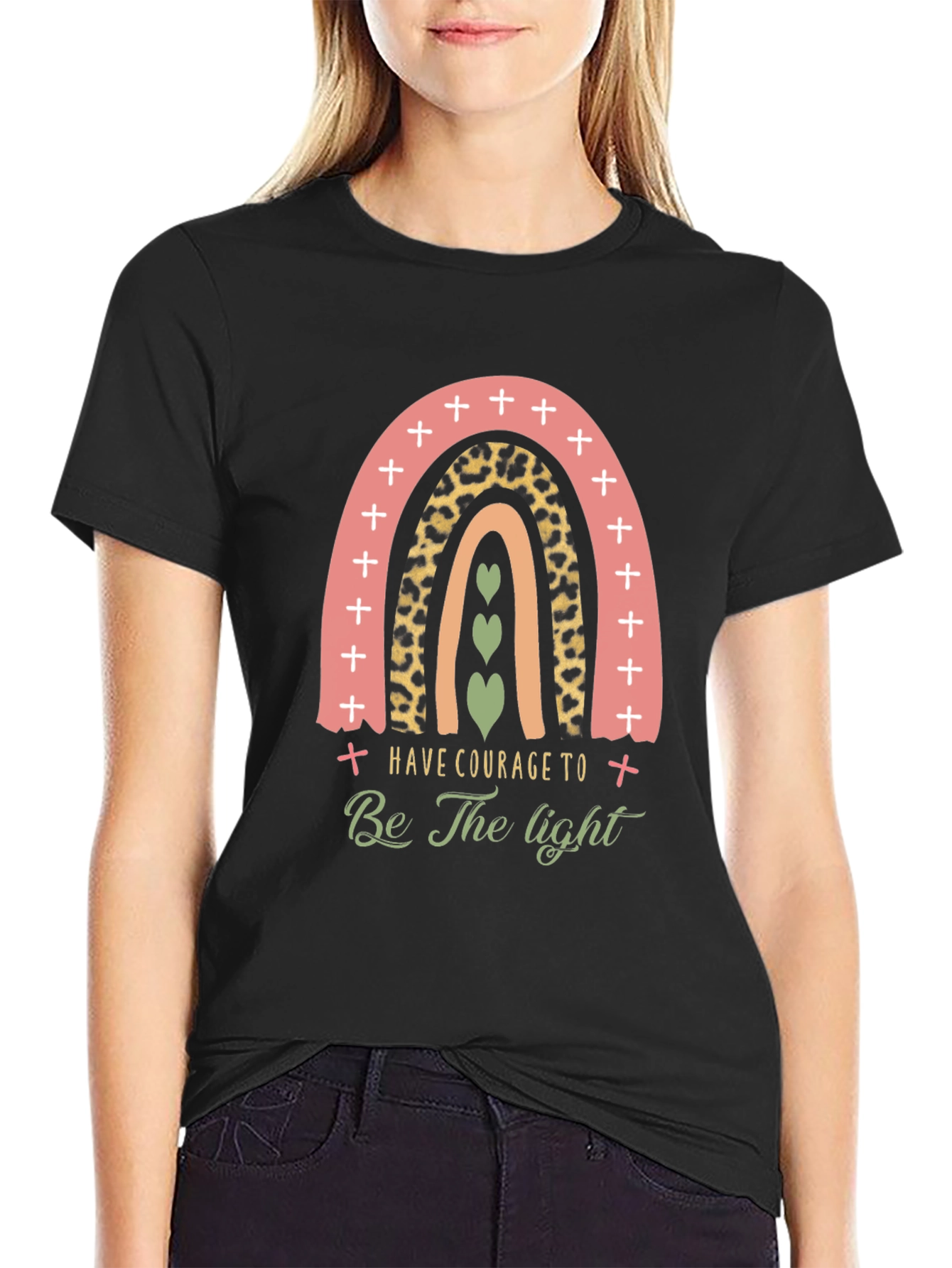 Courage Rainbow Graphic Tee