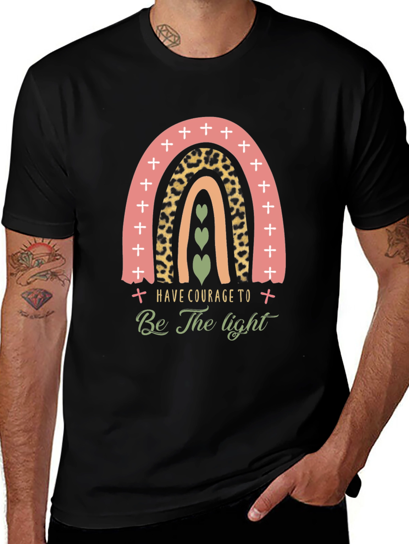 Courage Rainbow Graphic Tee