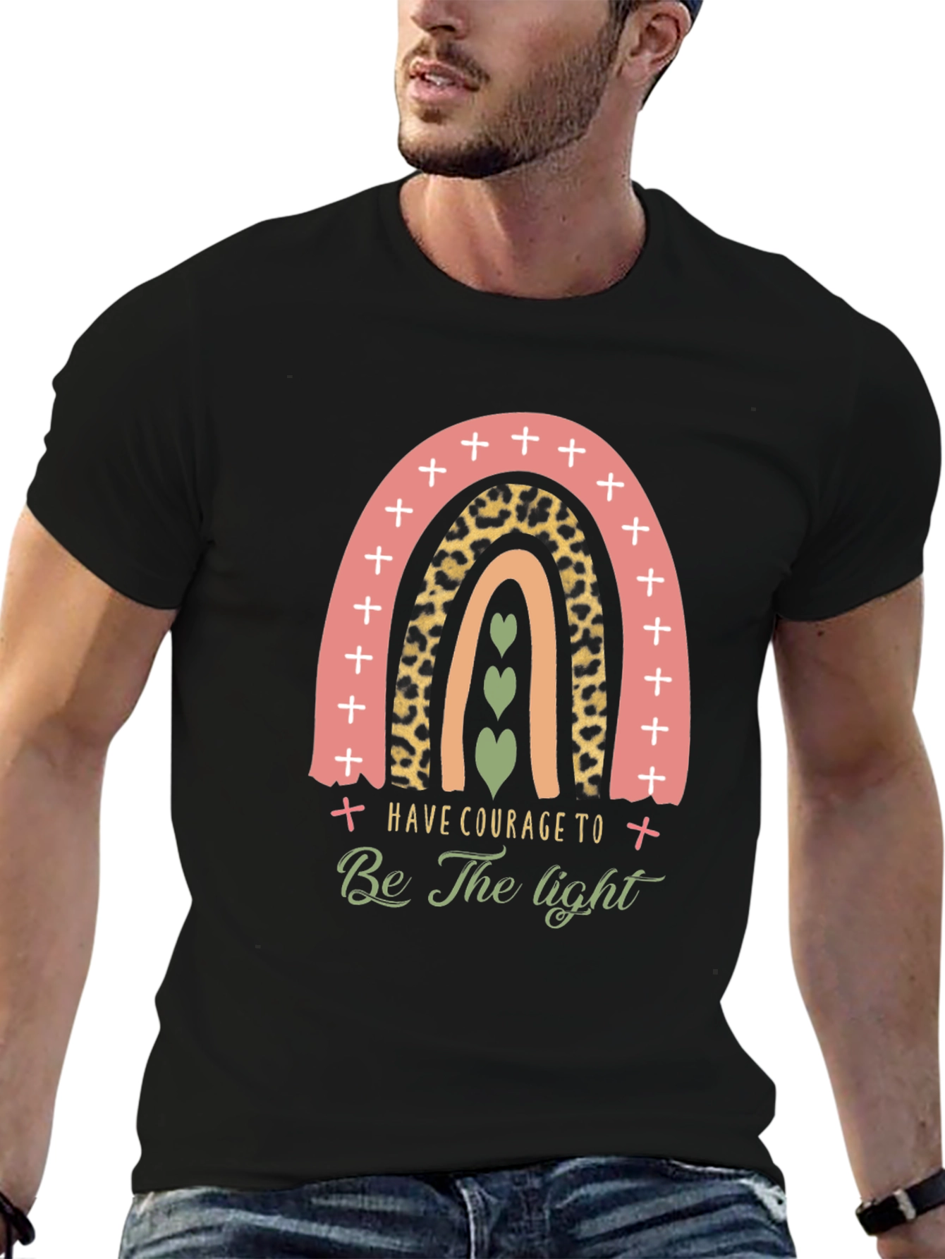 Courage Rainbow Graphic Tee