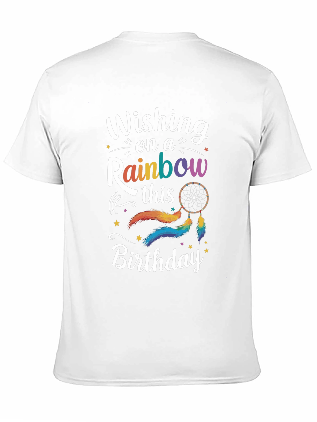 Wishing On A Rainbow Birthday T-Shirt
