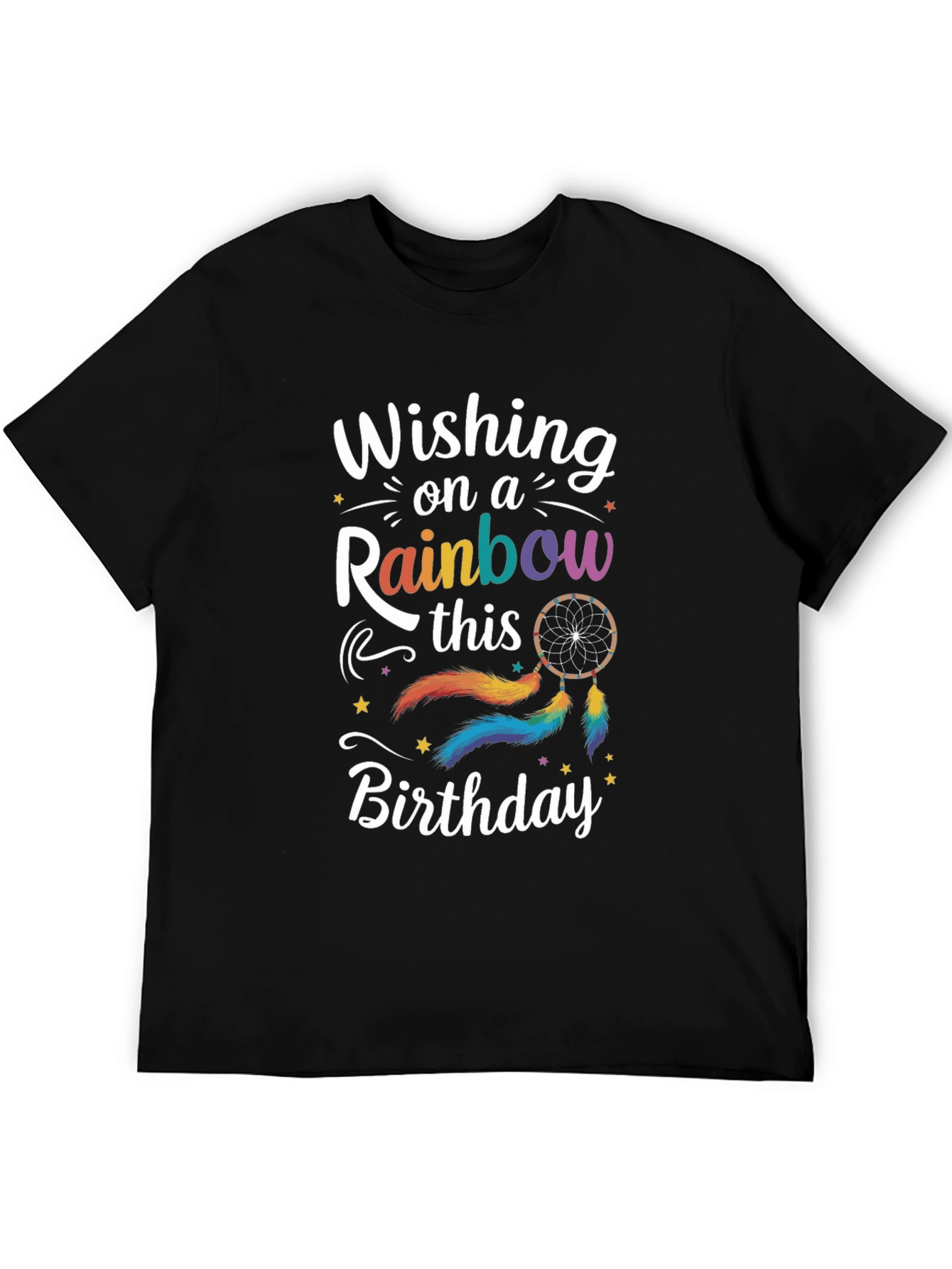 Wishing On A Rainbow Birthday T-Shirt