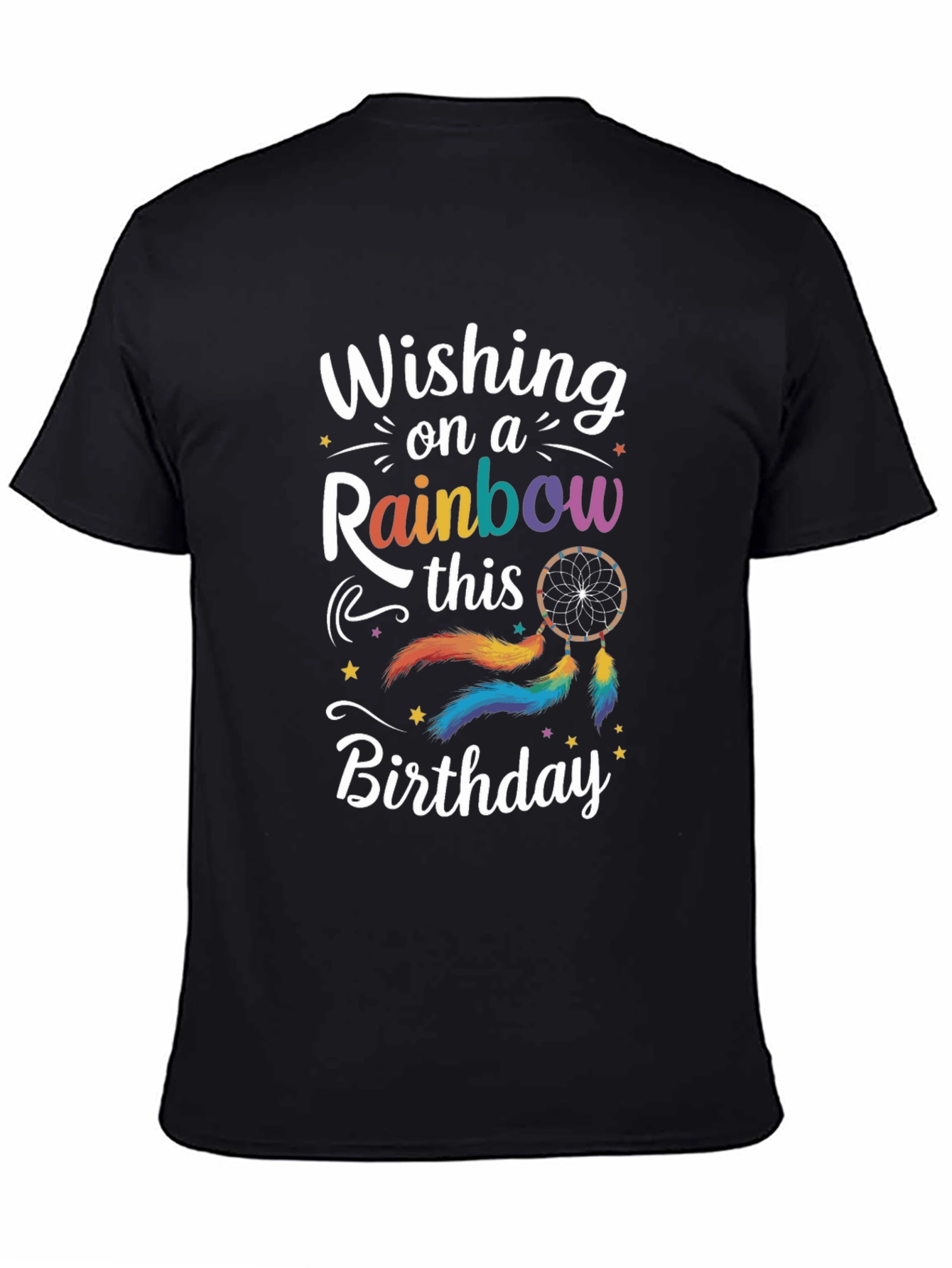 Wishing On A Rainbow Birthday T-Shirt