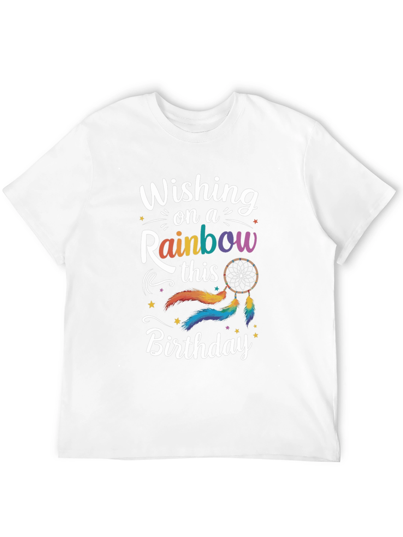 Wishing On A Rainbow Birthday T-Shirt
