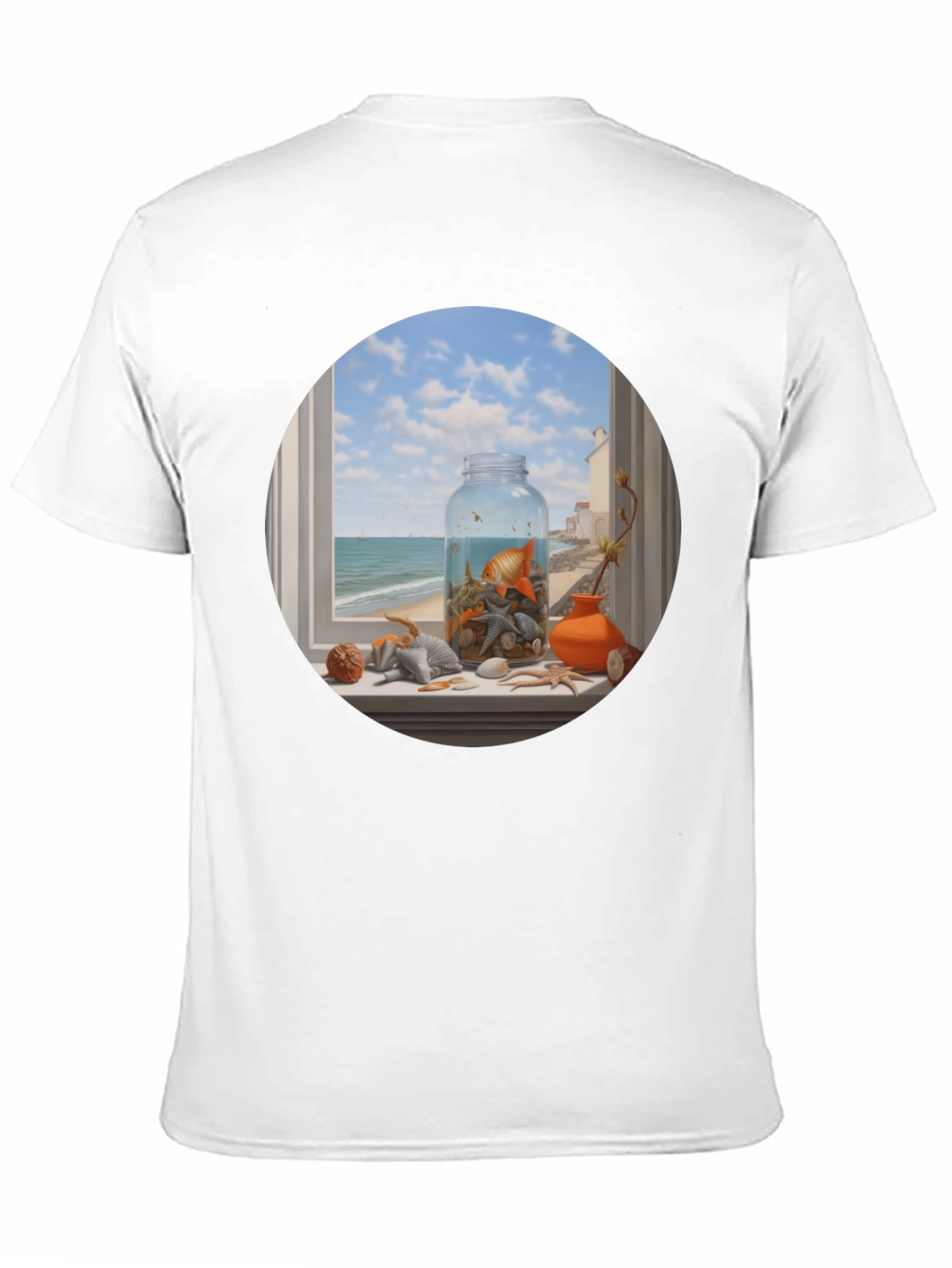 Whimsical Beach Still Life T-Shirt