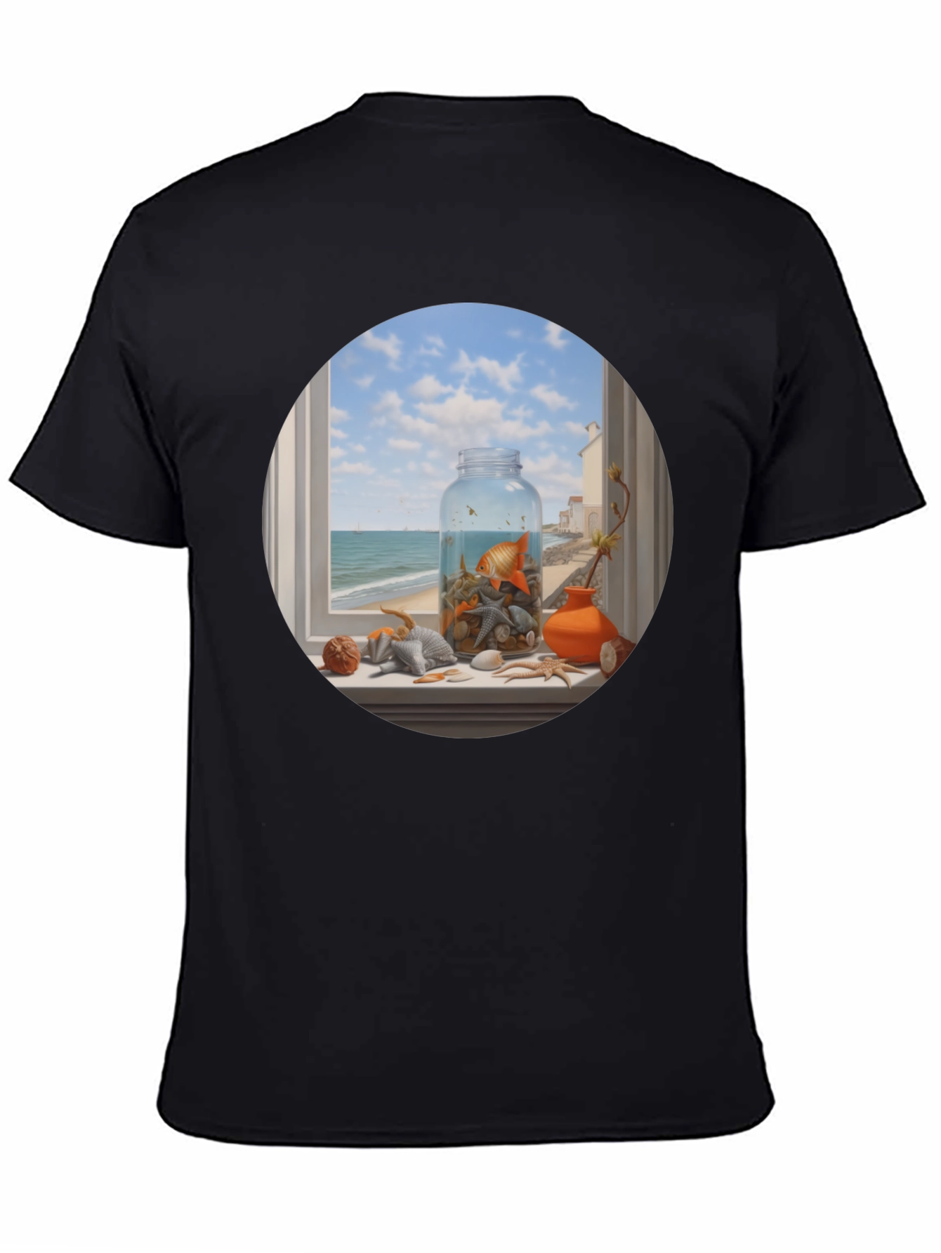 Whimsical Beach Still Life T-Shirt