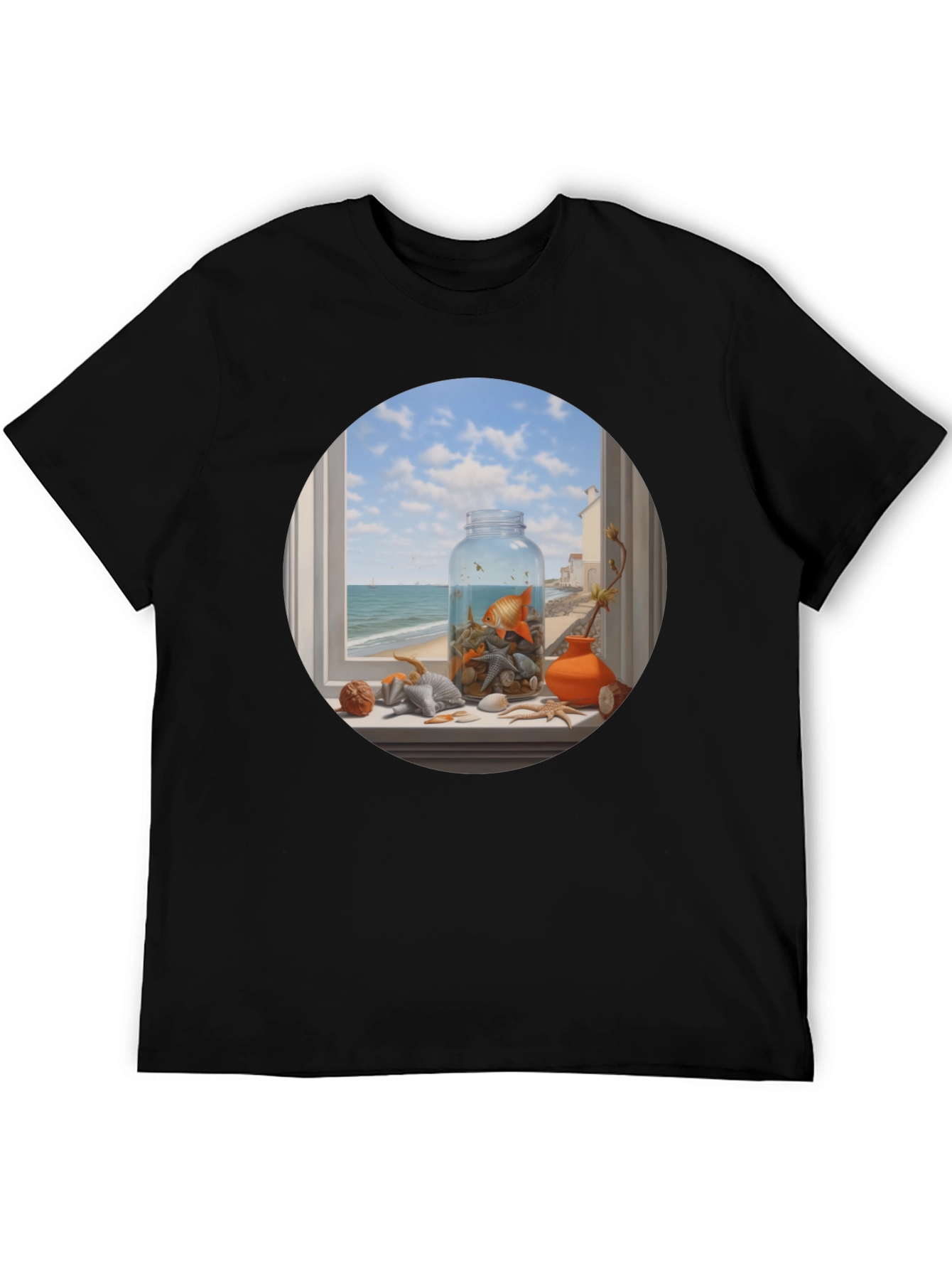 Whimsical Beach Still Life T-Shirt